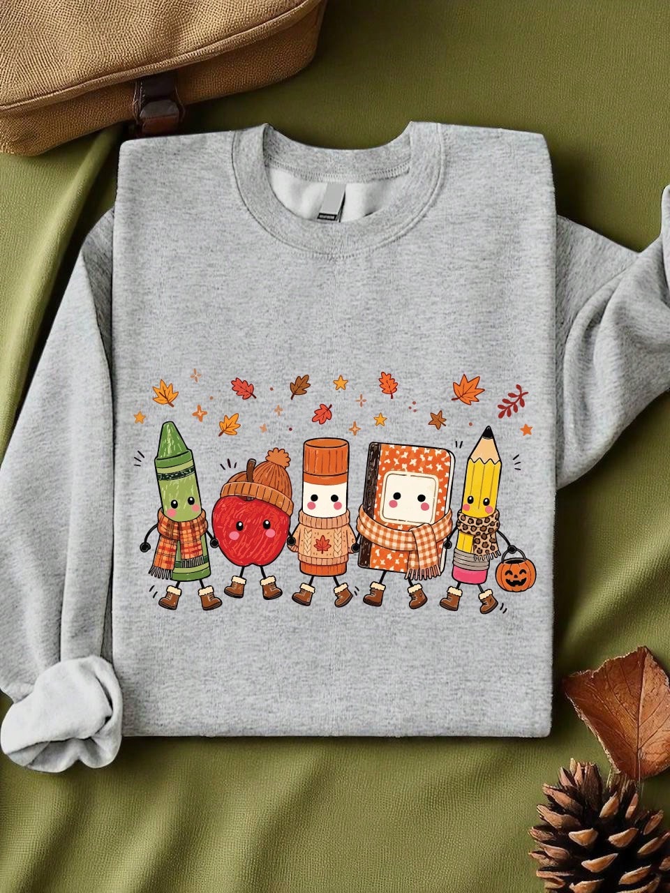 Cozy Autumn Teacher Unisex Sweatshirt