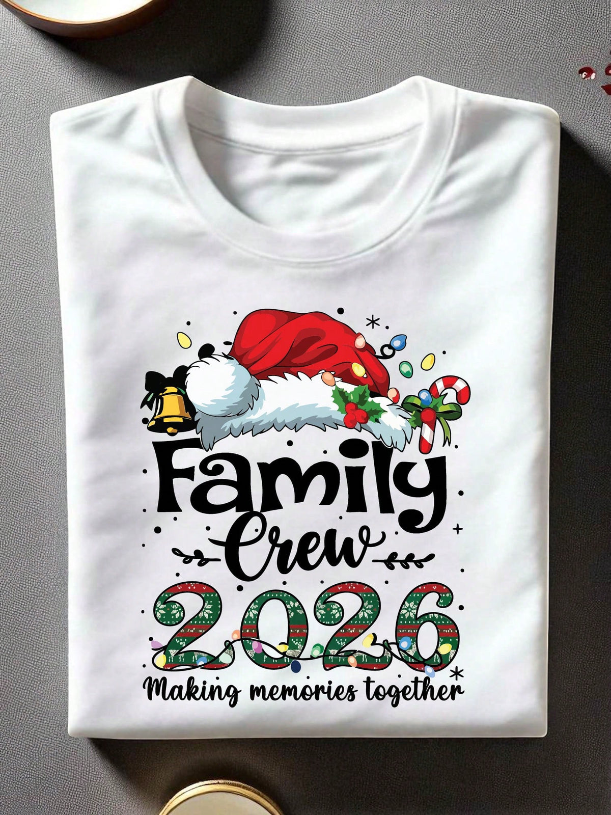 Family Christmas Crew 2026 Unisex T-Shirt