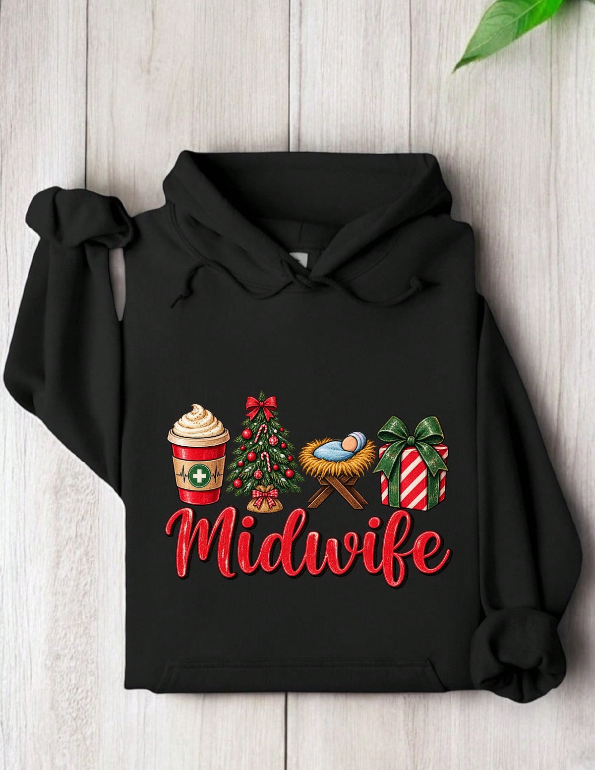 Midwife Christmas Hoodie