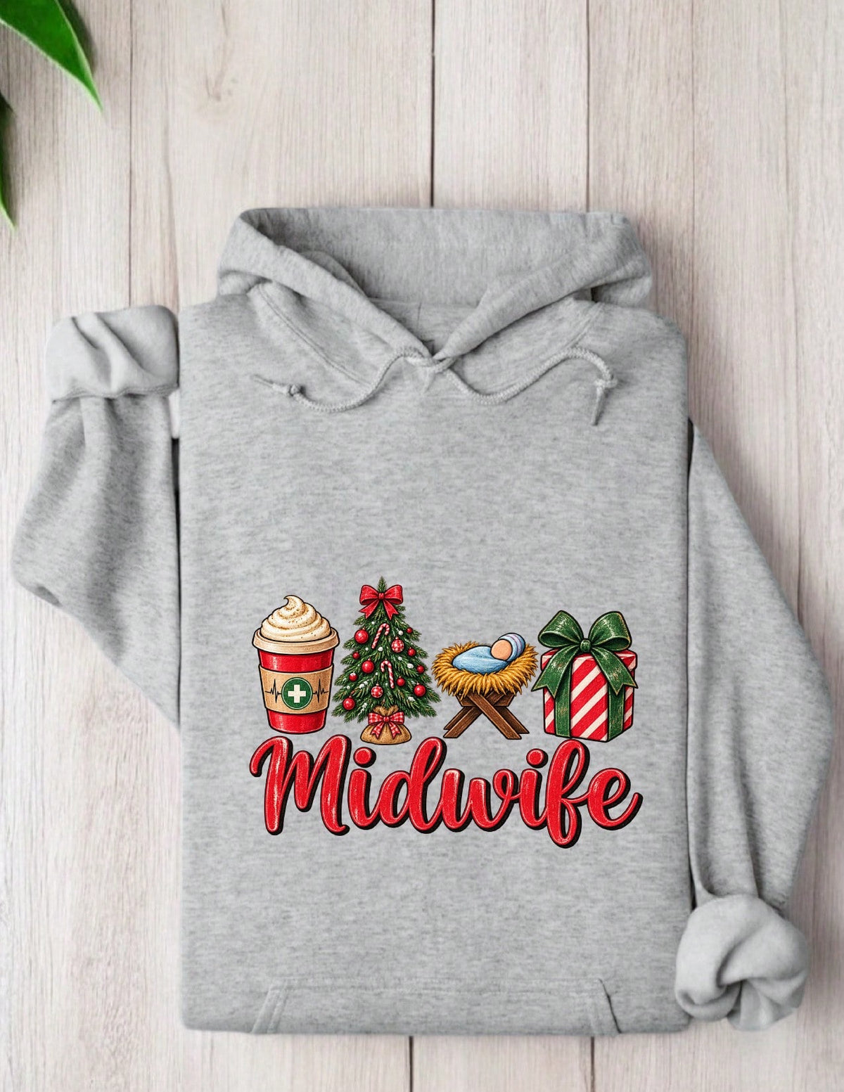 Midwife Christmas Hoodie