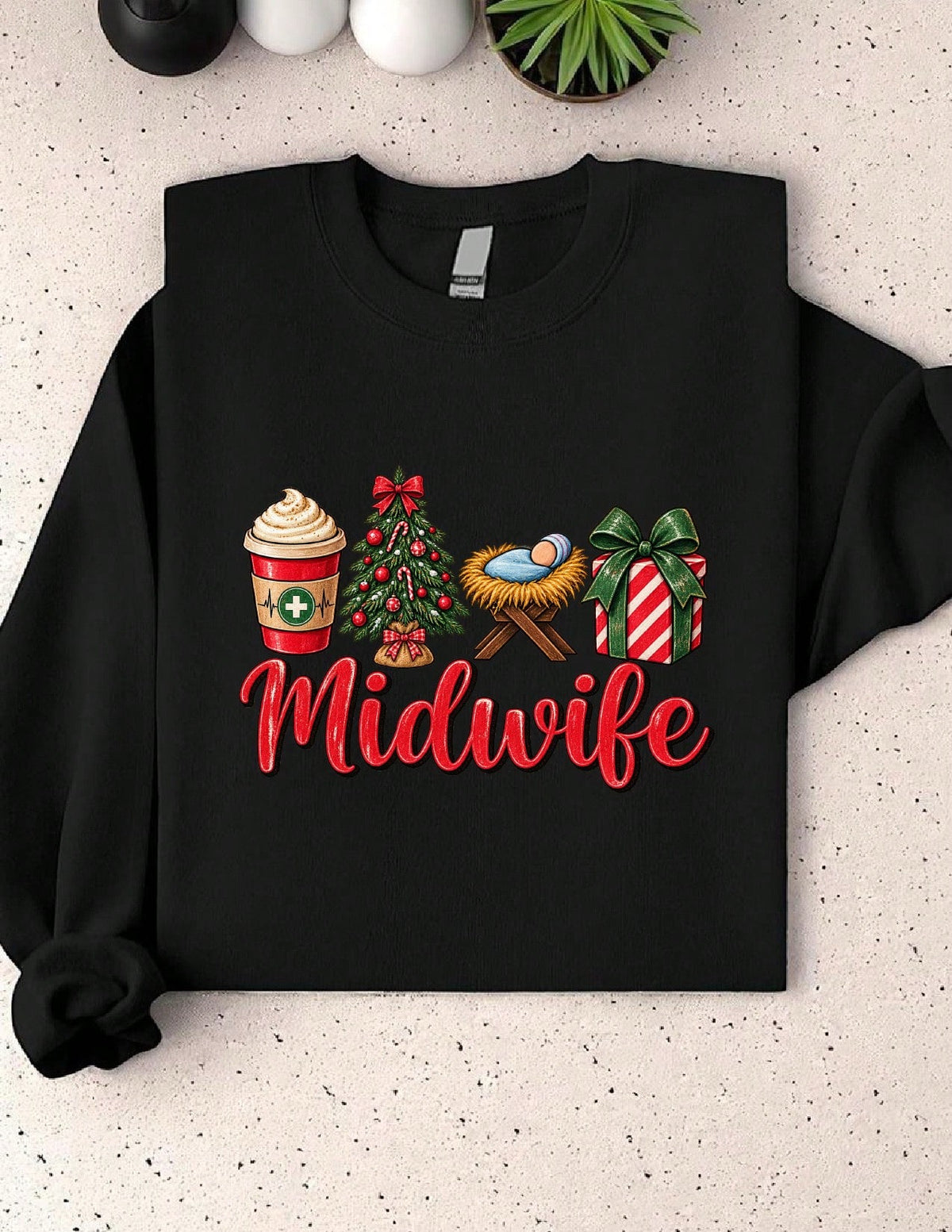 Midwife Christmas Sweatshirt