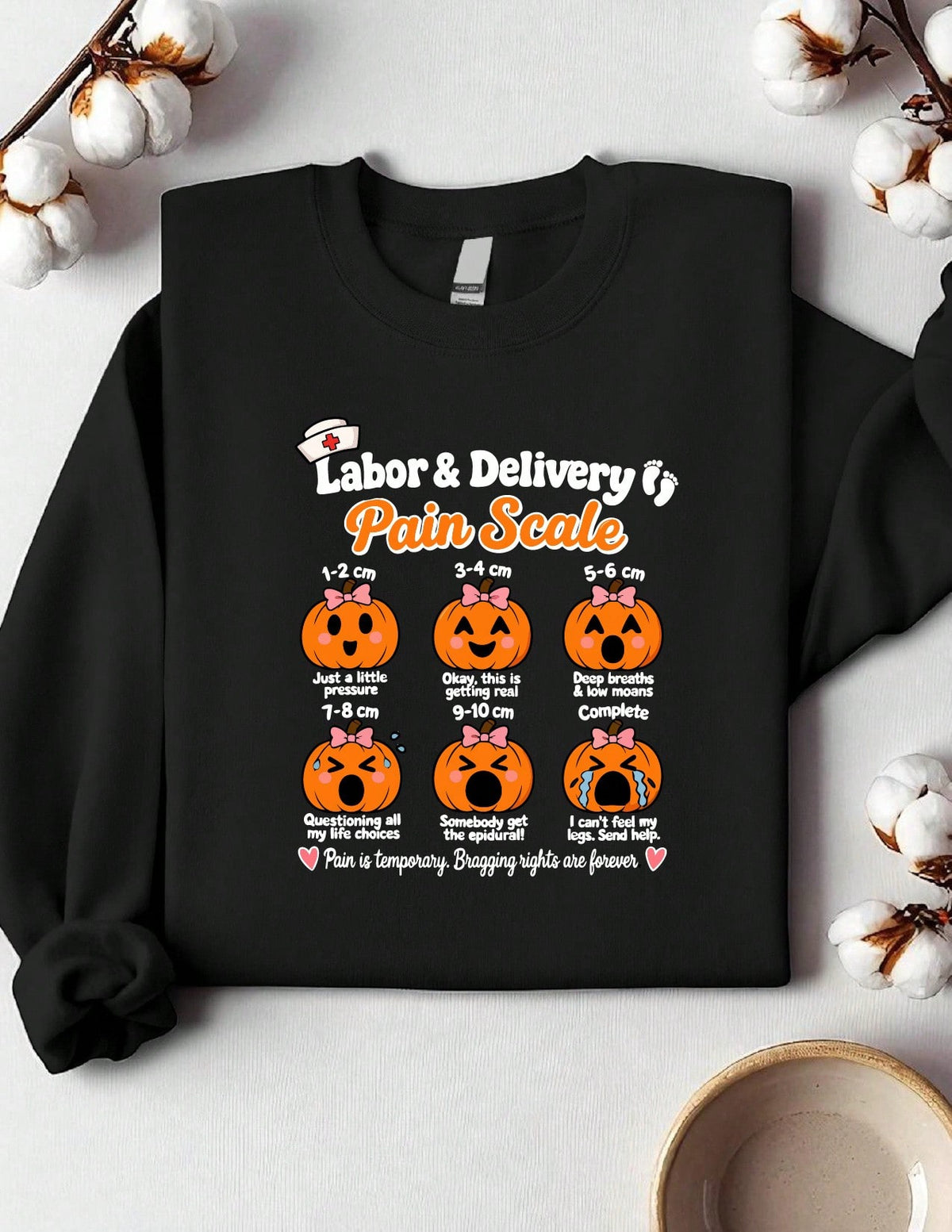 Labor And Delivery Nurse Halloween Sweatshirt