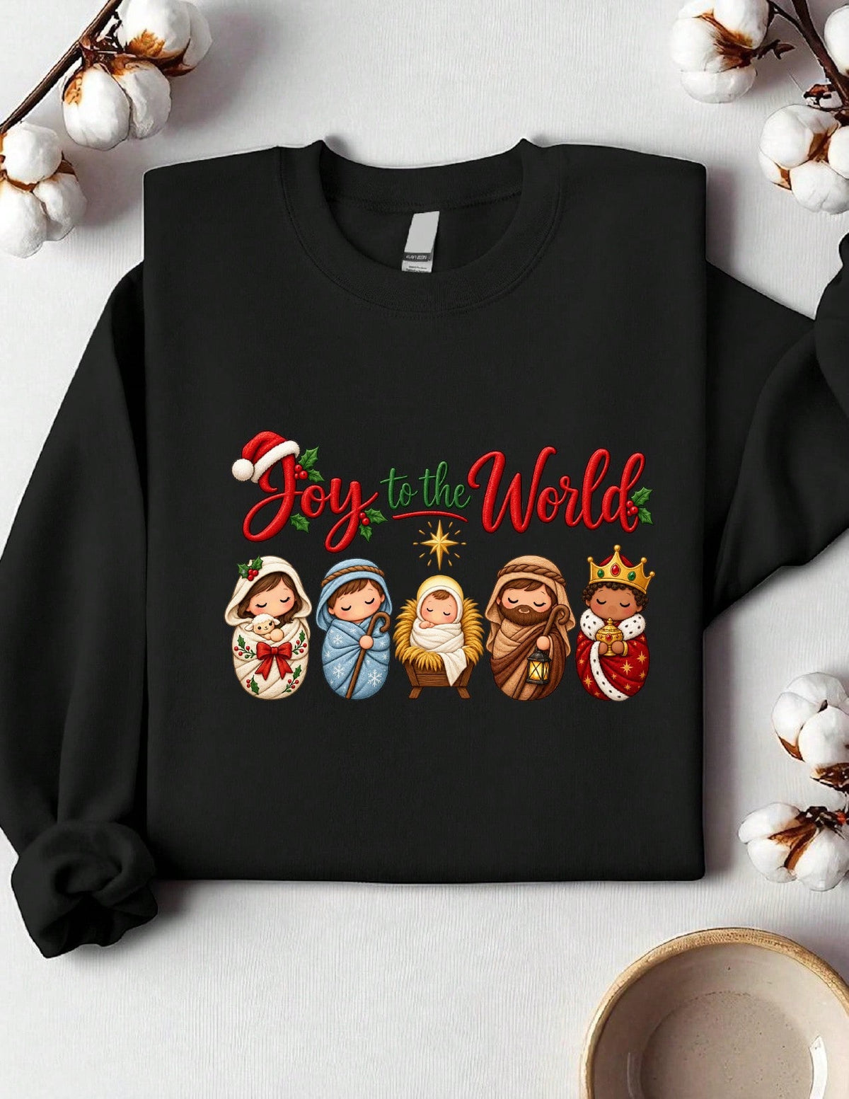 Joy To The World Christmas Sweatshirt