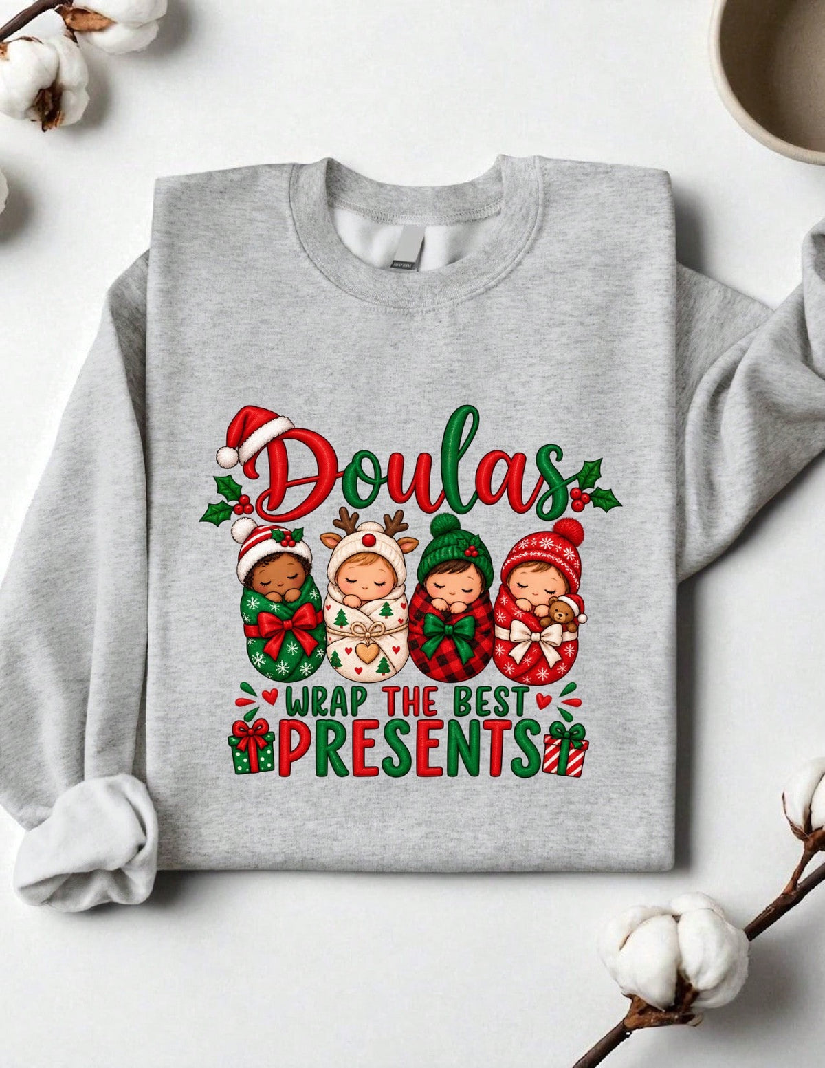 Doula Christmas Sweatshirt
