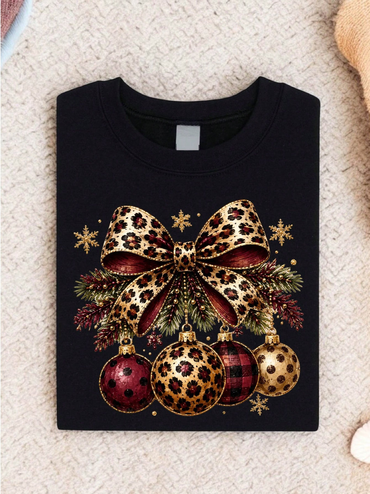 Leopard Christmas T-Shirt