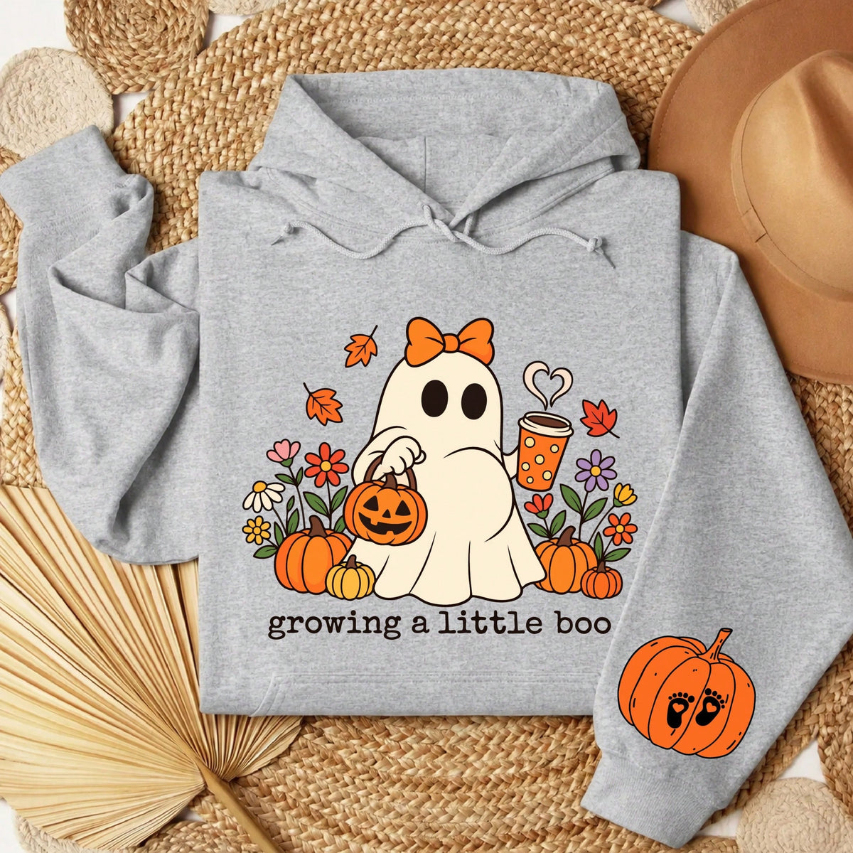 Growing A Little Boo Hoodie