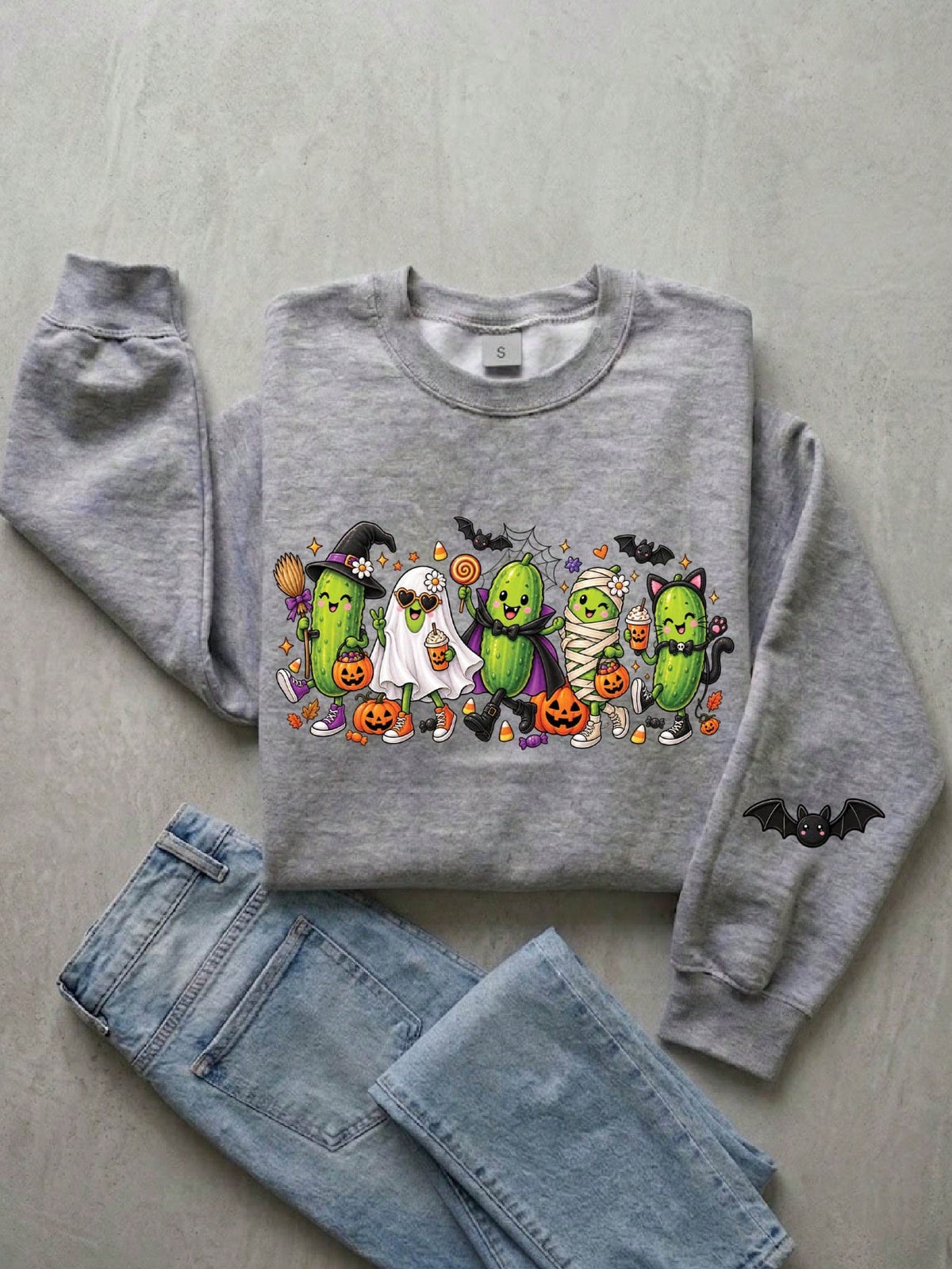 Halloween Pickle Sweatshirt