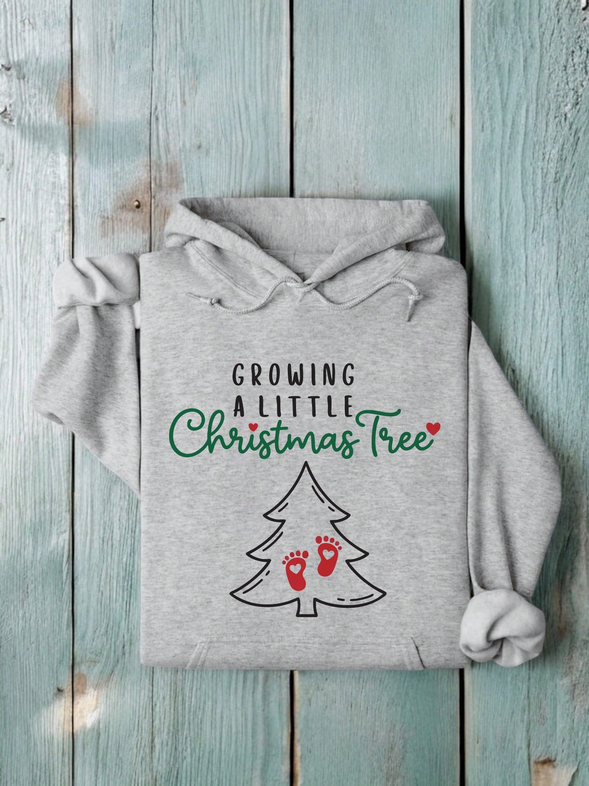 Growing A Little Christmas Tree Holiday Hoodie