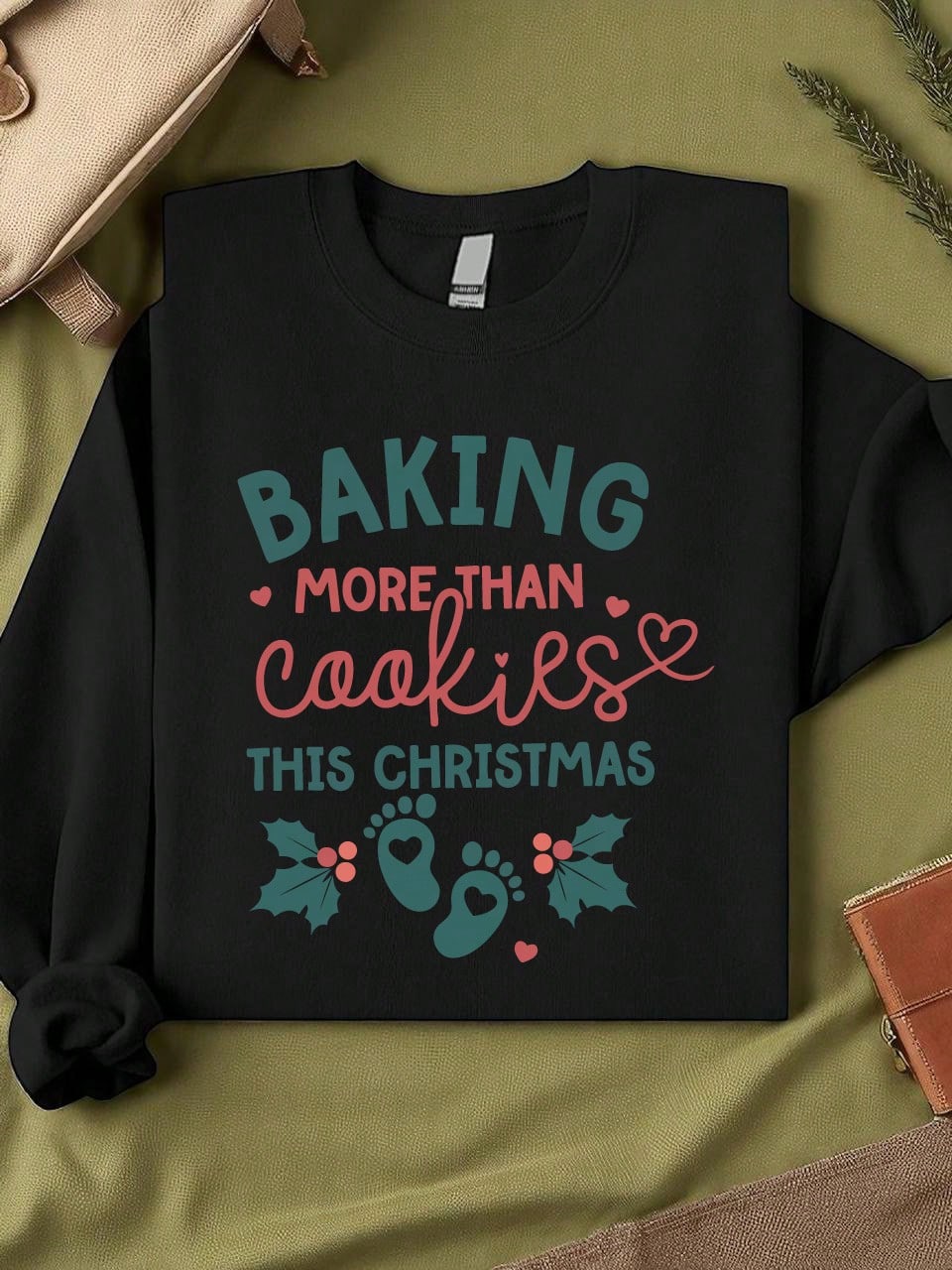 Merry Christmas Pregnancy Unisex Sweatshirt