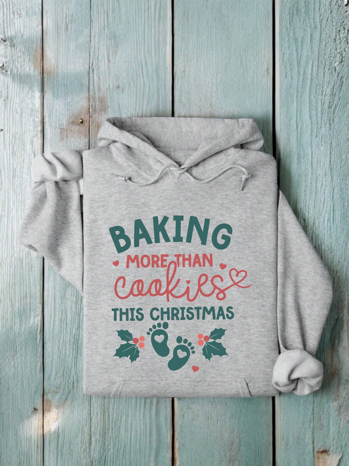 Christmas Pregnancy Maternity Hoodie