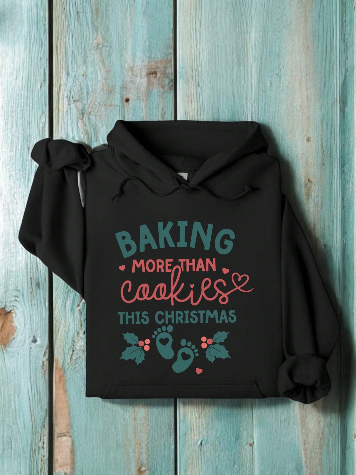 Christmas Pregnancy Maternity Hoodie