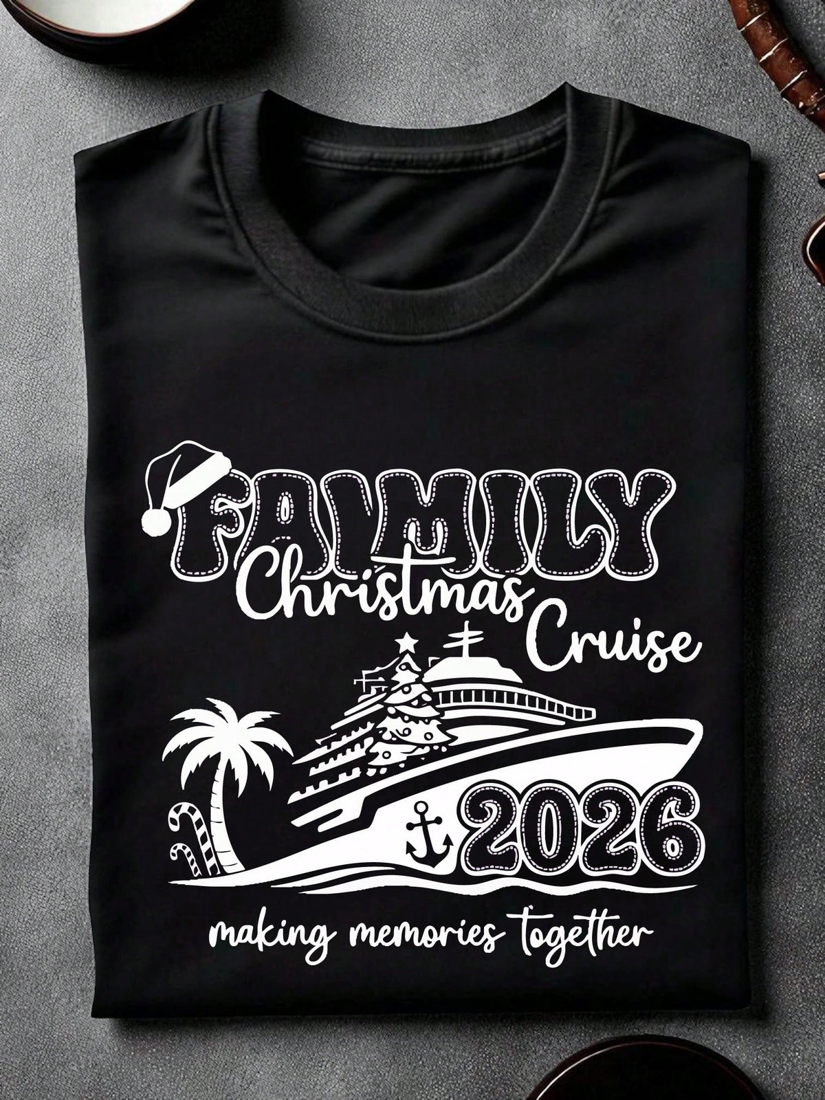 Family Christmas Cruise 2026 Unisex T-Shirt