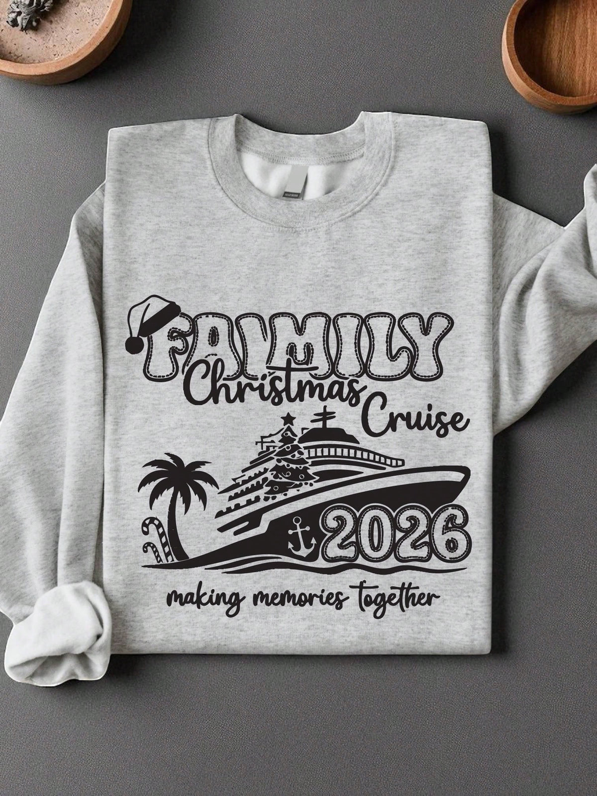 Matching Family Christmas Cruise 2026 Unisex Sweatshirt
