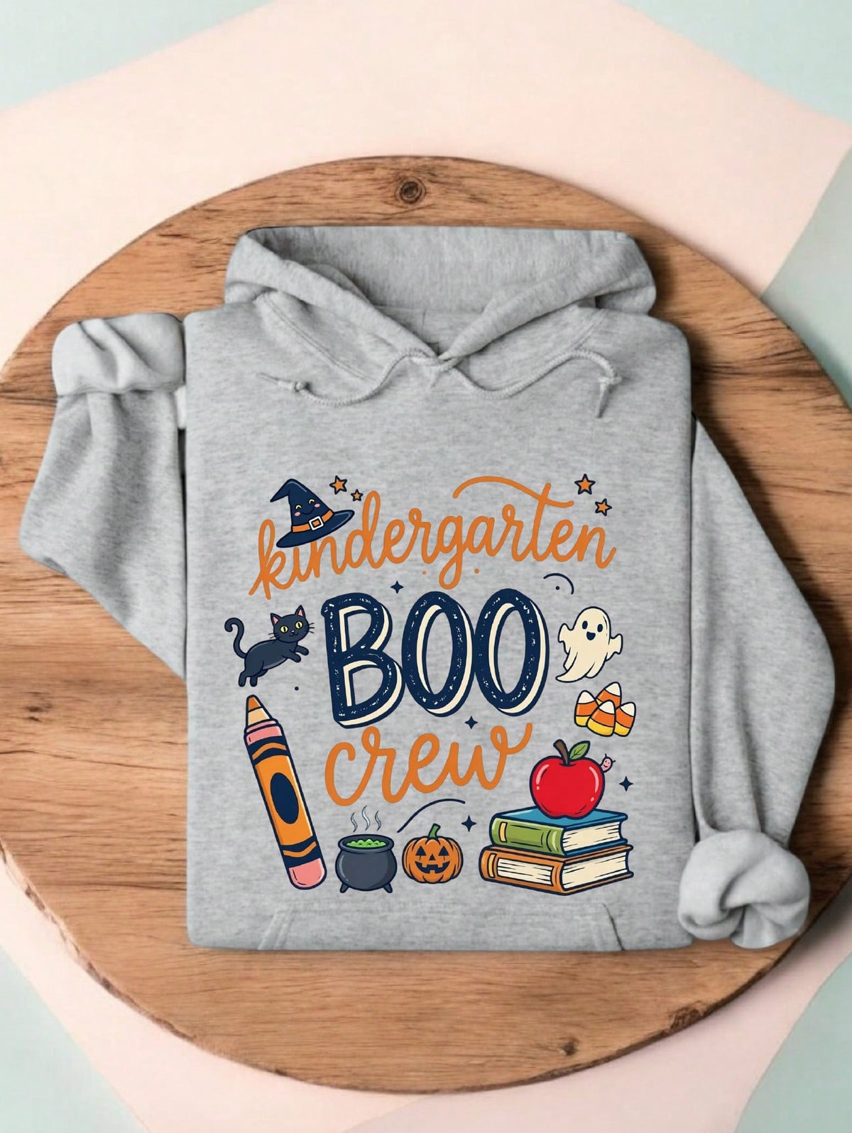 Kindergarten Boo Crew Hoodie