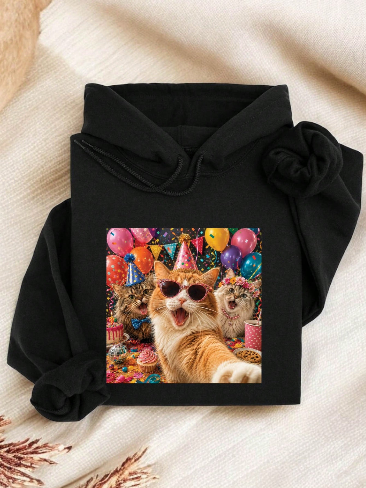 Birthday Cats Hoodie