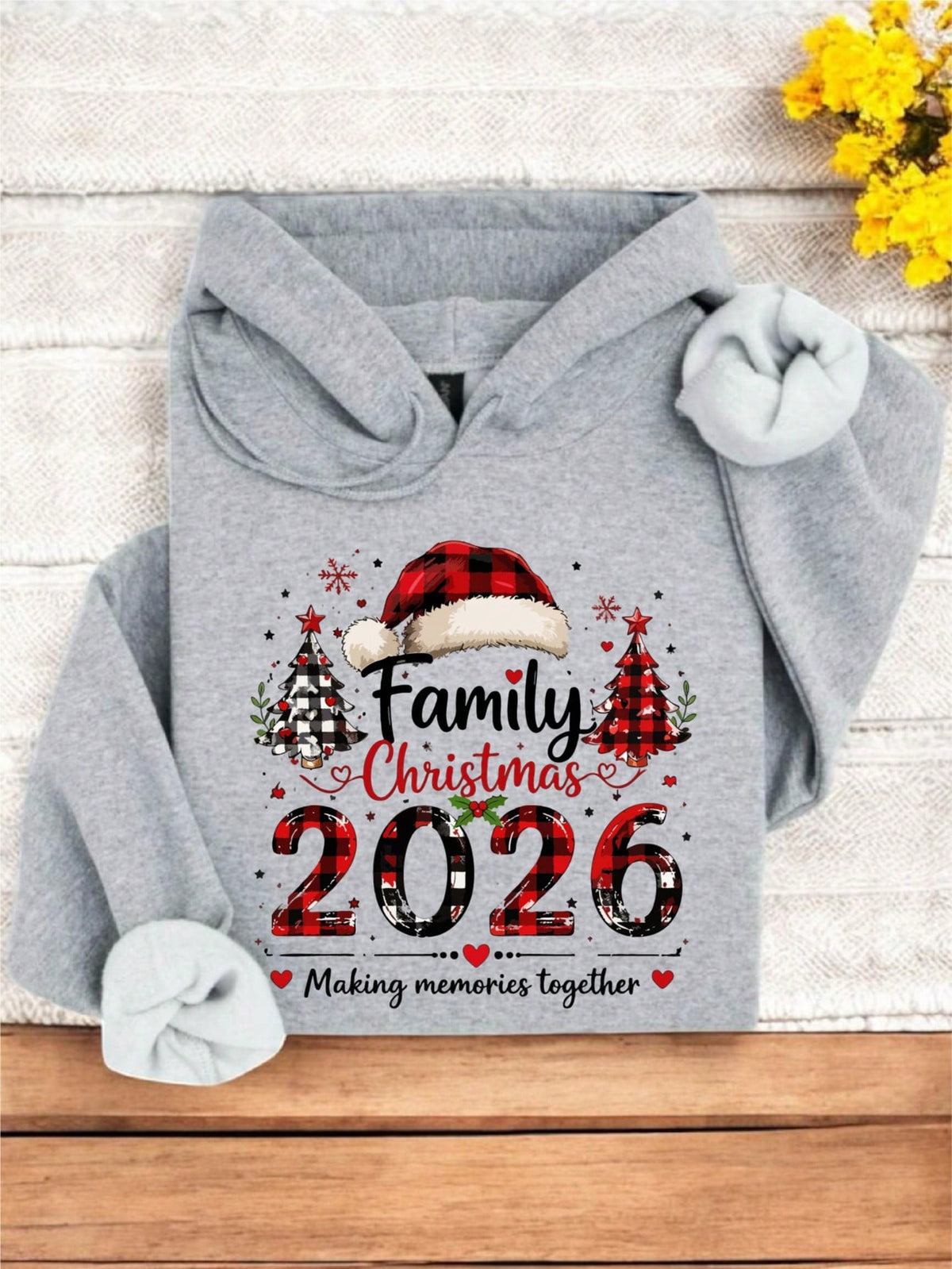 Family Christmas 2026 Making Memories Together Hoodie