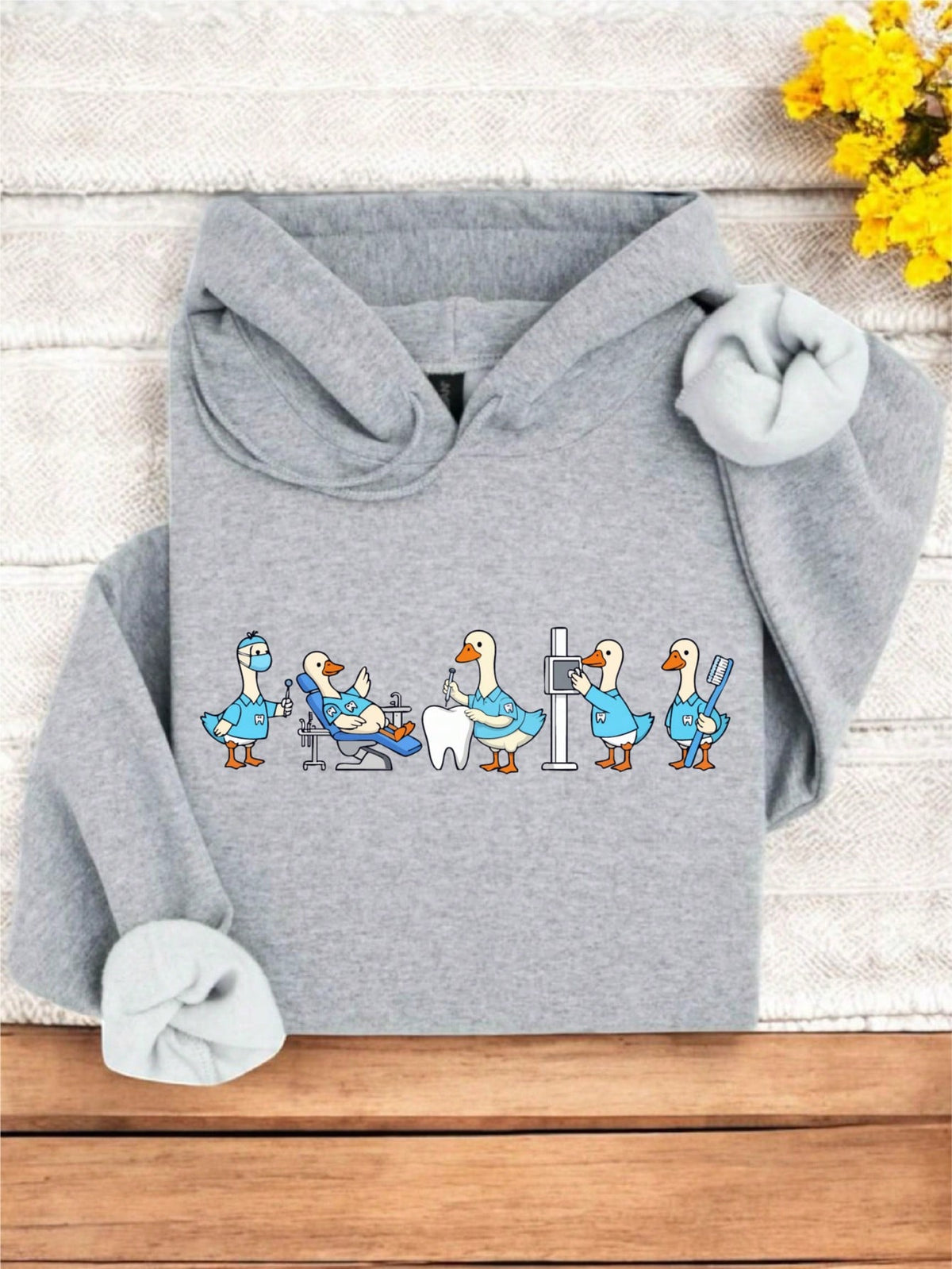 Funny Dental Goose Hoodie