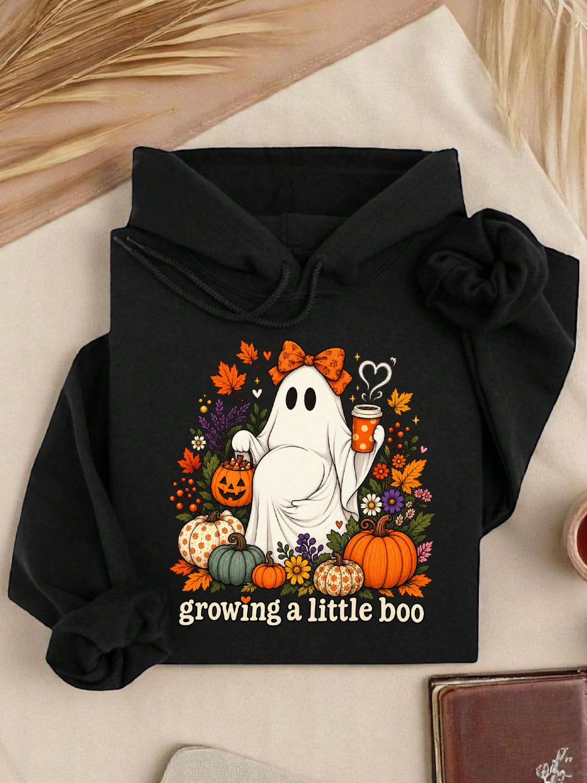 Growing A Little Boo Hoodie
