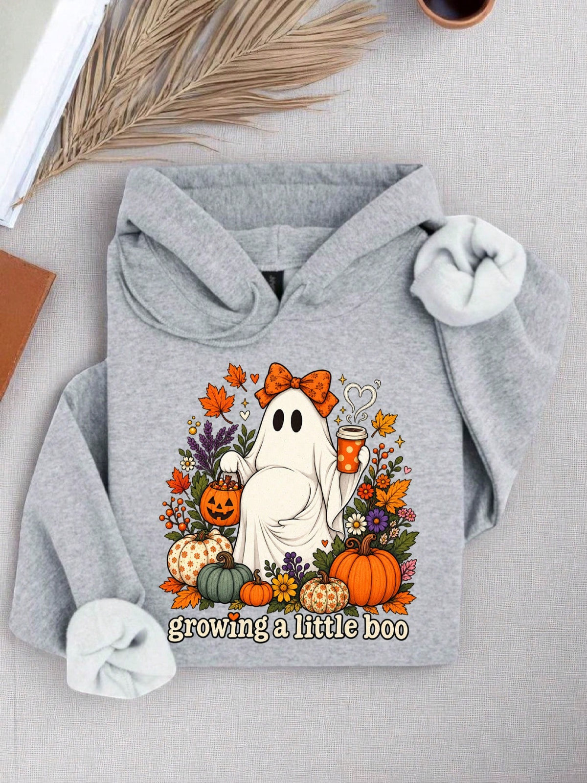 Growing A Little Boo Hoodie