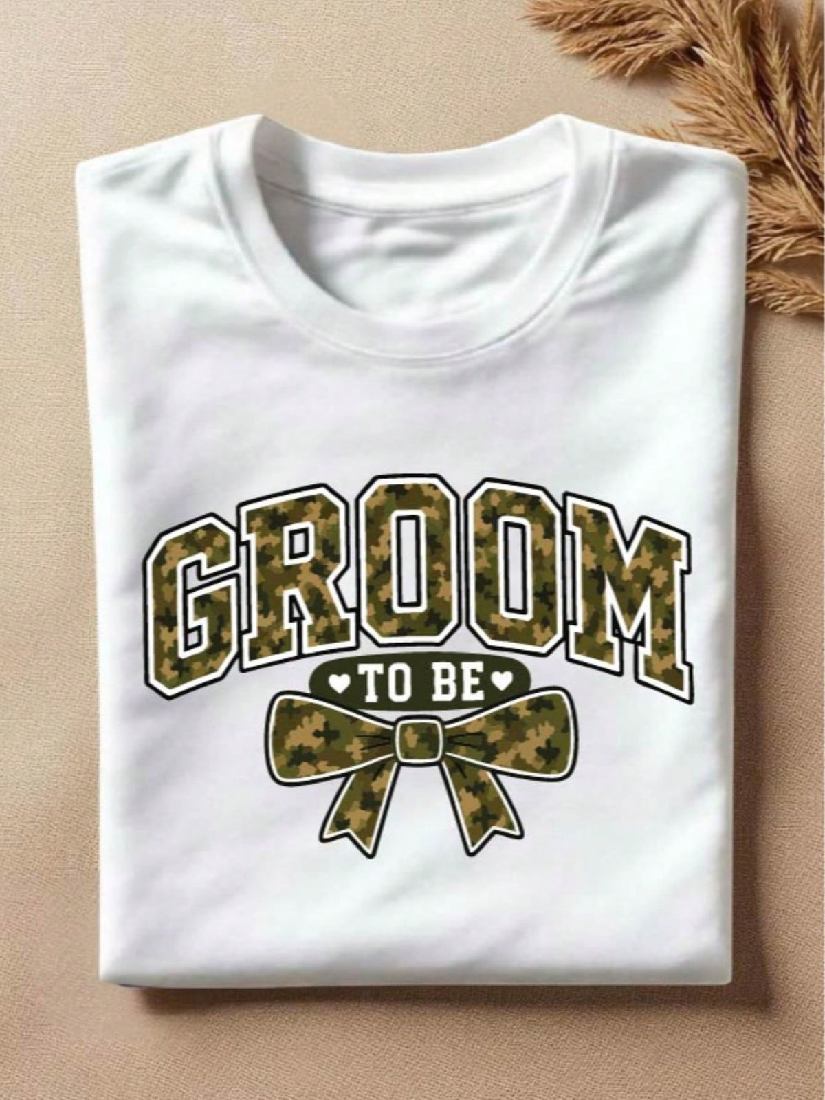 1 PC Bride Groom To Be T-Shirt