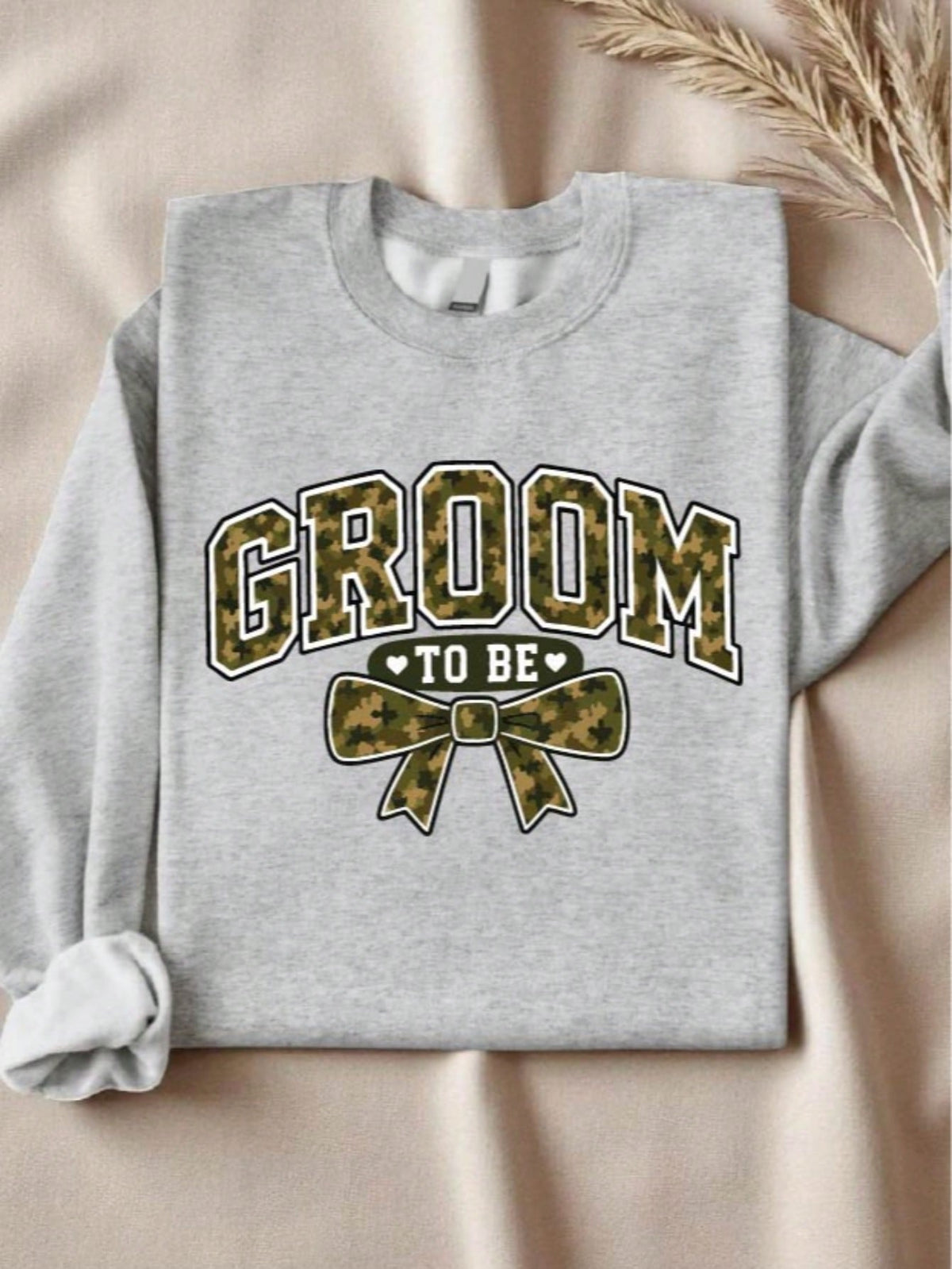 1 PC Bride Groom To Be Sweatshirt