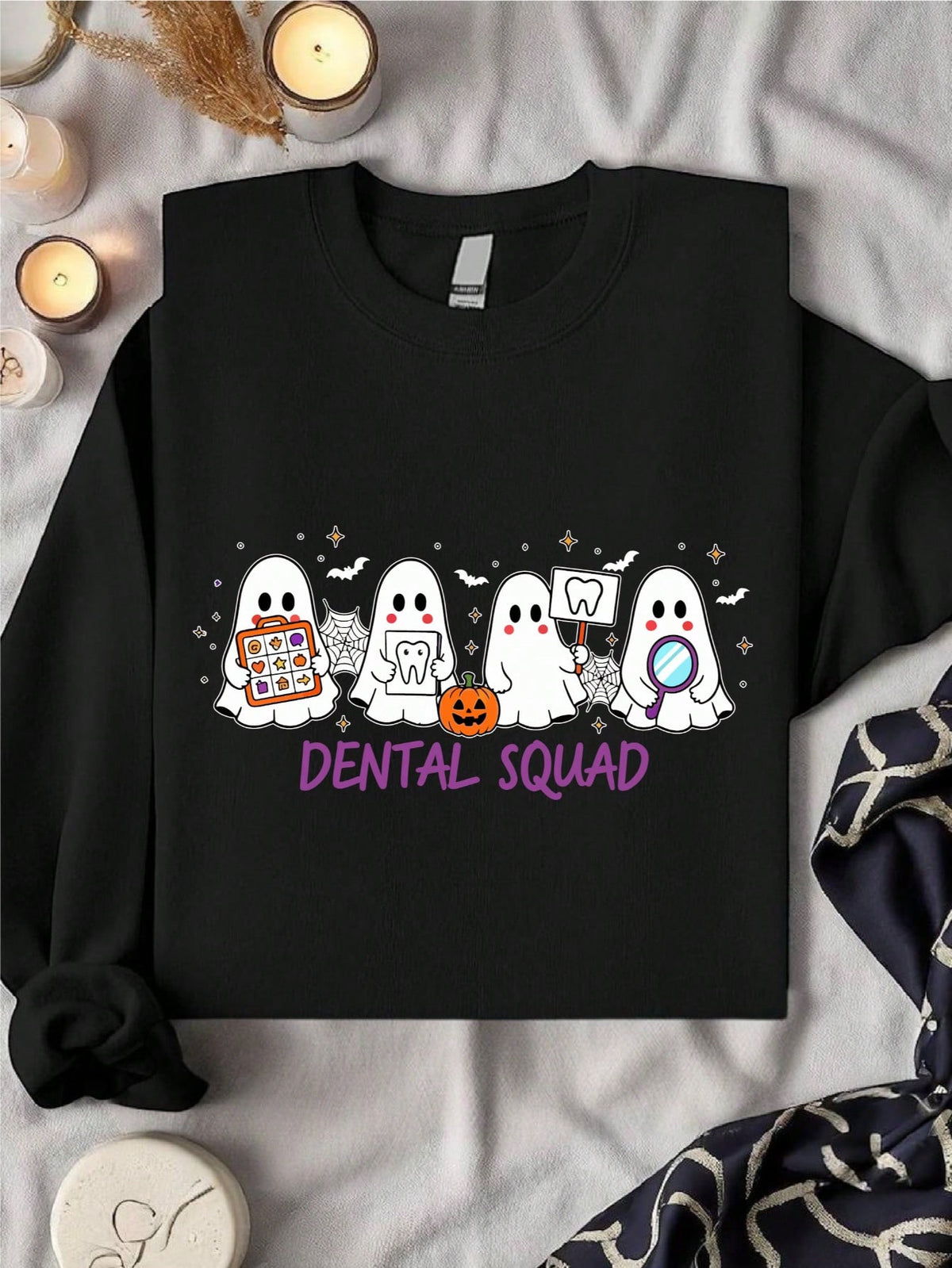 Ghostly Dental Crew Sweatshirt