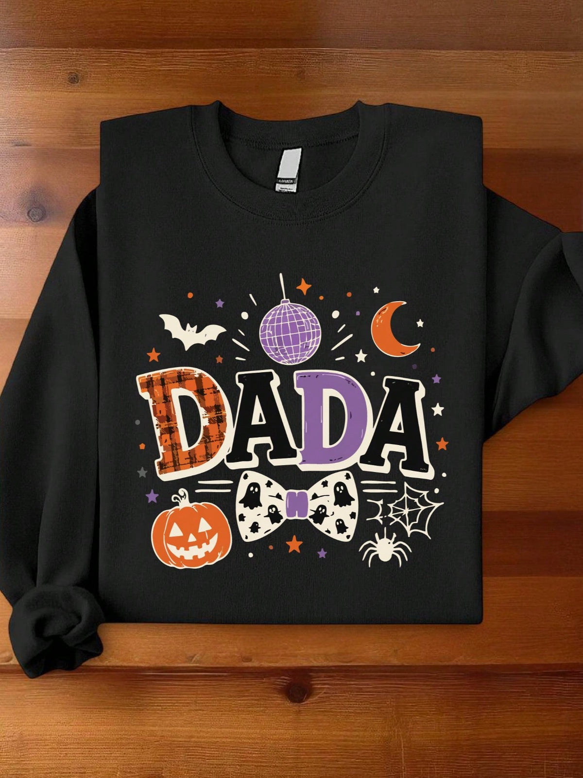 1 PC Mama Dada Halloween Sweatshirt