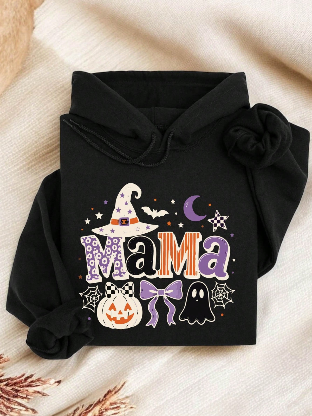 1 PC Mama Dada Halloween Hoodie