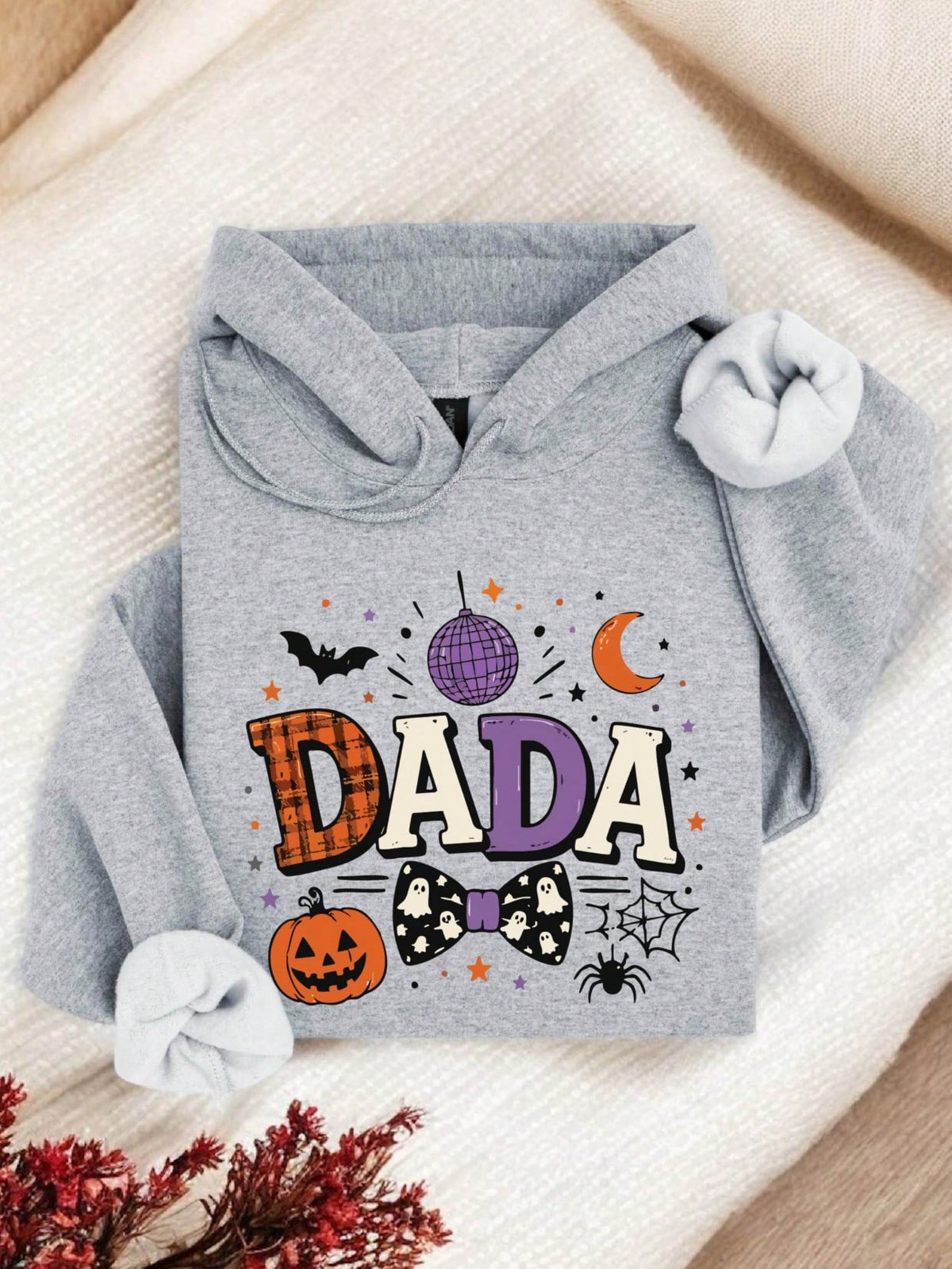 1 PC Mama Dada Halloween Hoodie