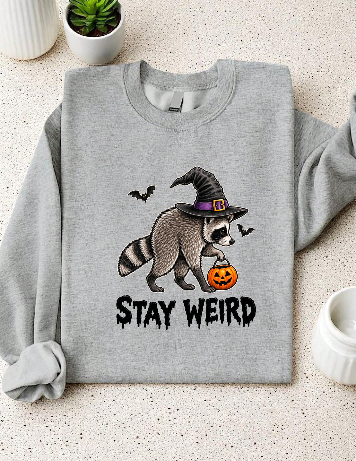 Stay Weird Halloween Sweatshirt