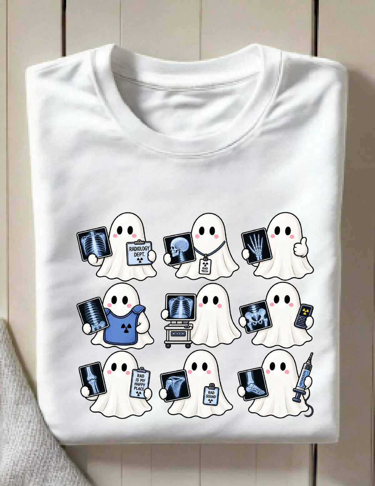 Halloween Radiology Ghost T-Shirt
