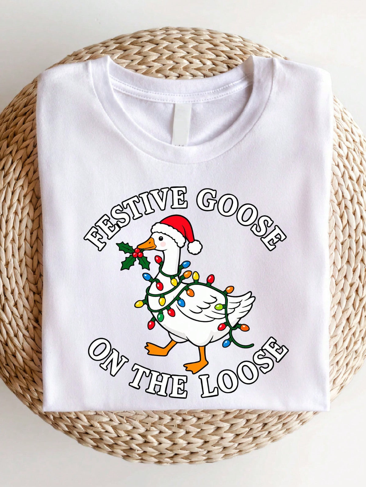 Festive Goose On The Loose Sweatshirt