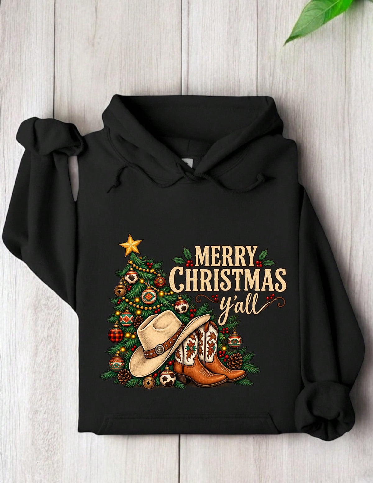 Western Christmas Hoodie