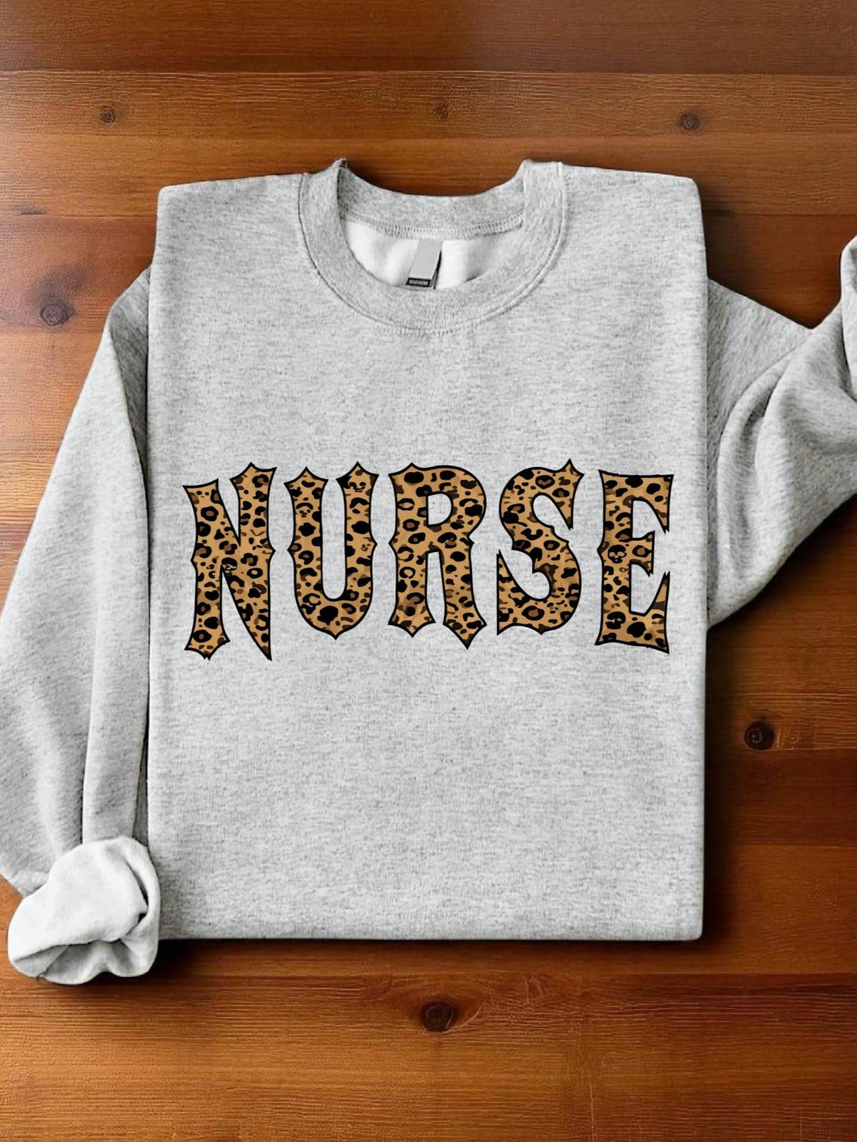 Leopard Nurse Sweatshirt