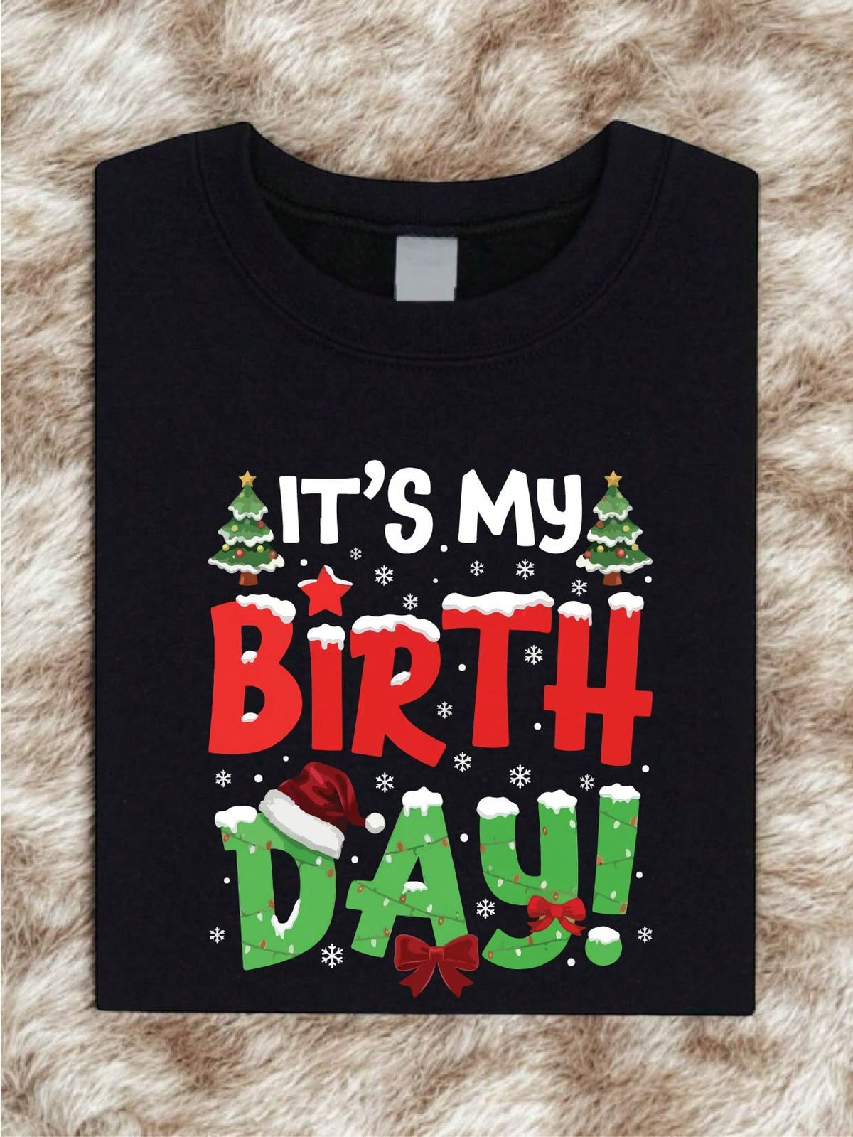 It's My Birthday Christmas T-Shirt