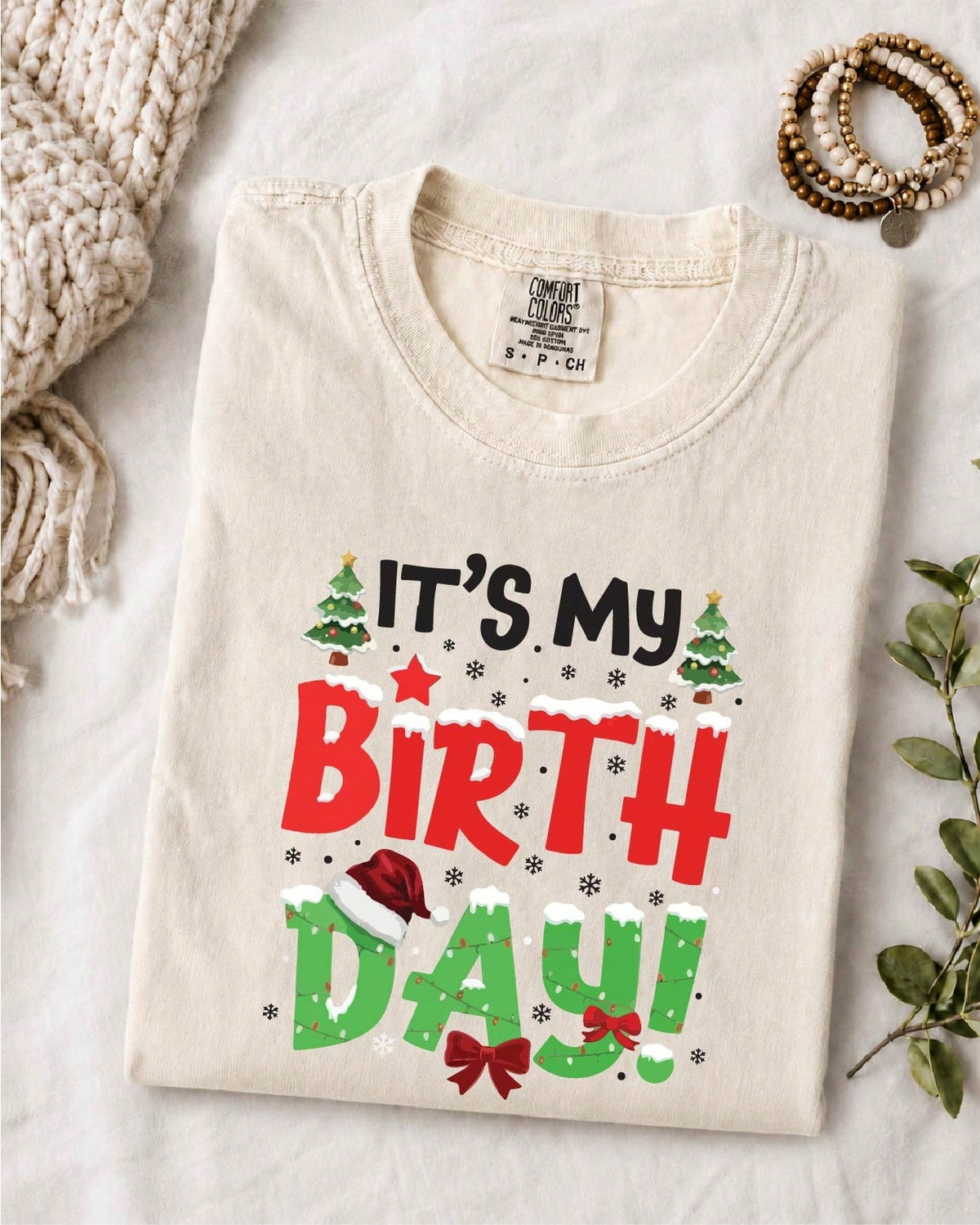 It's My Birthday Christmas T-Shirt