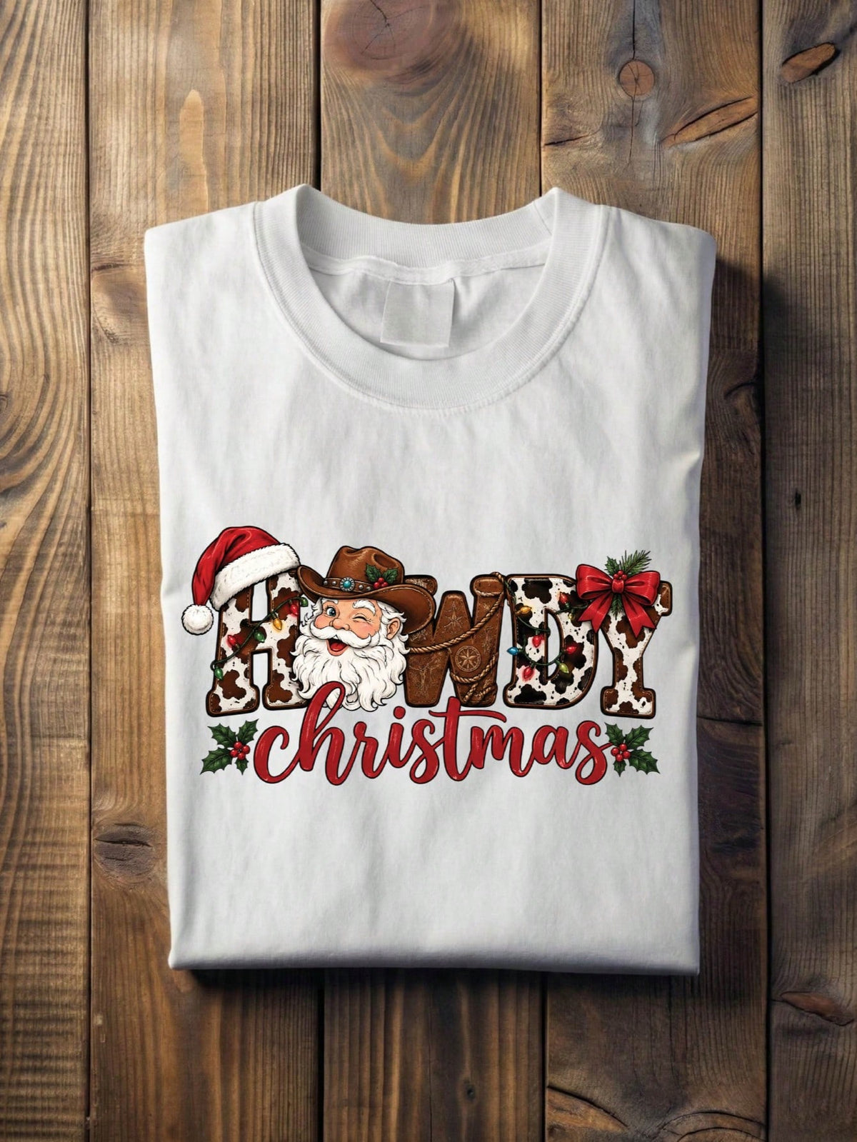 Howdy Christmas Western T-Shirt
