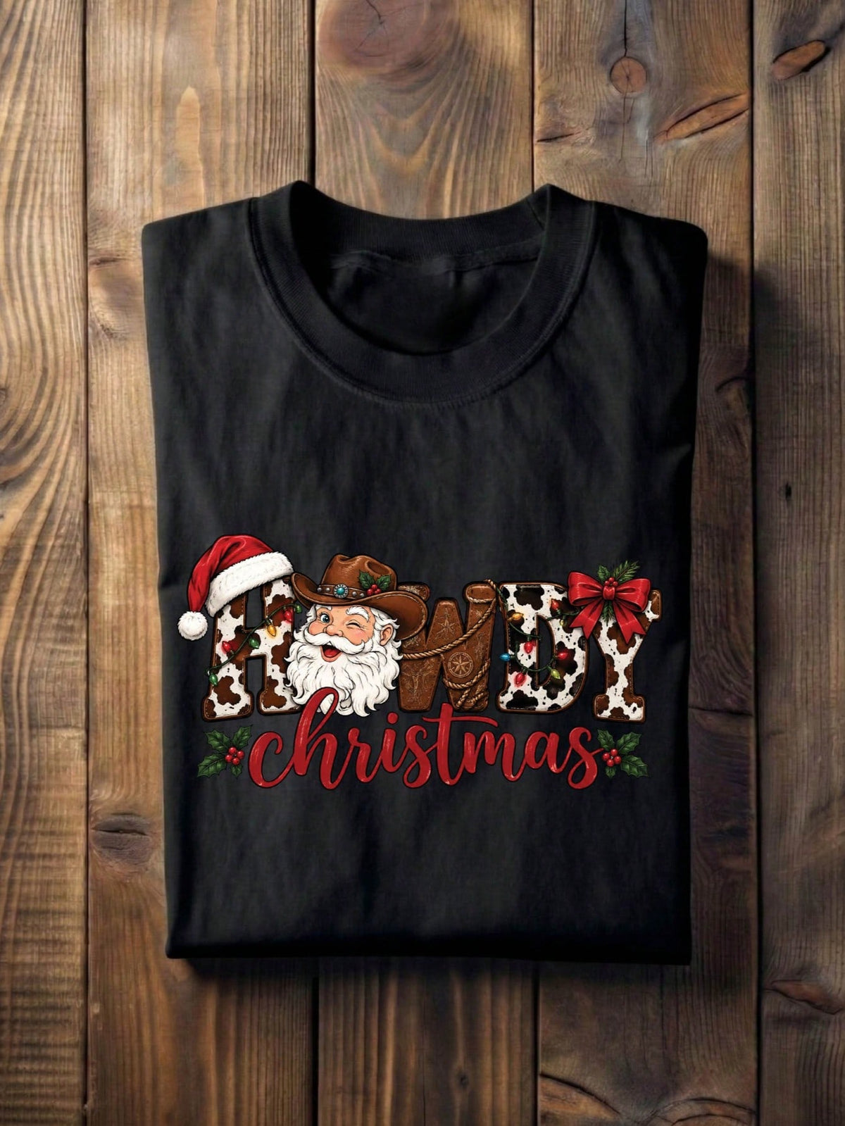 Howdy Christmas Western T-Shirt