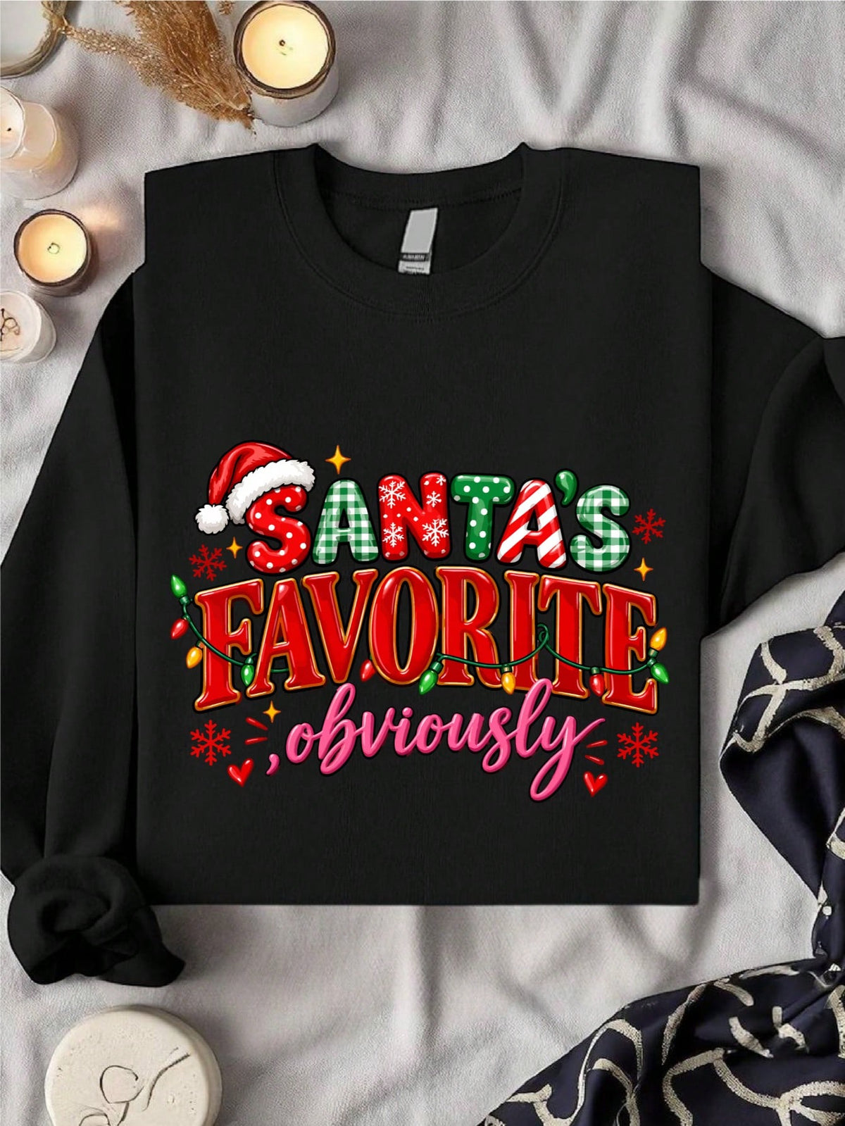 Santa's Favorite Obviously Sweatshirt