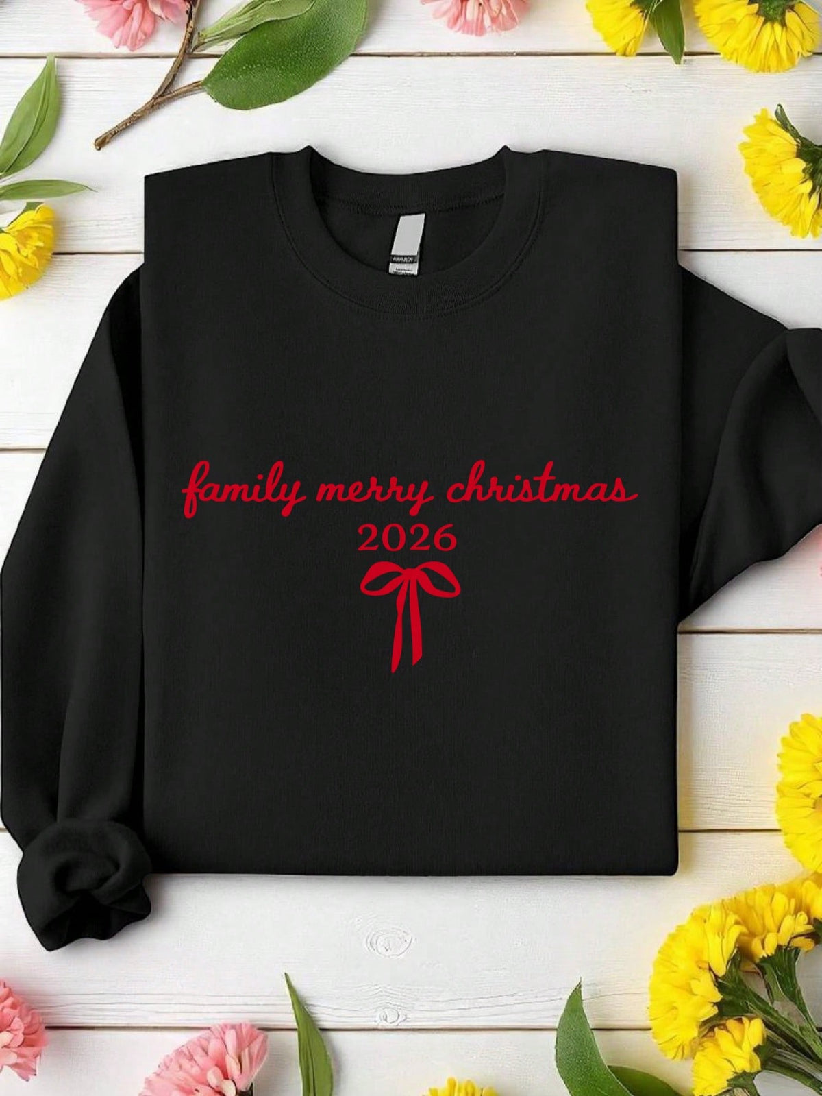 Coquette Family Merry Christmas 2026 Sweatshirt