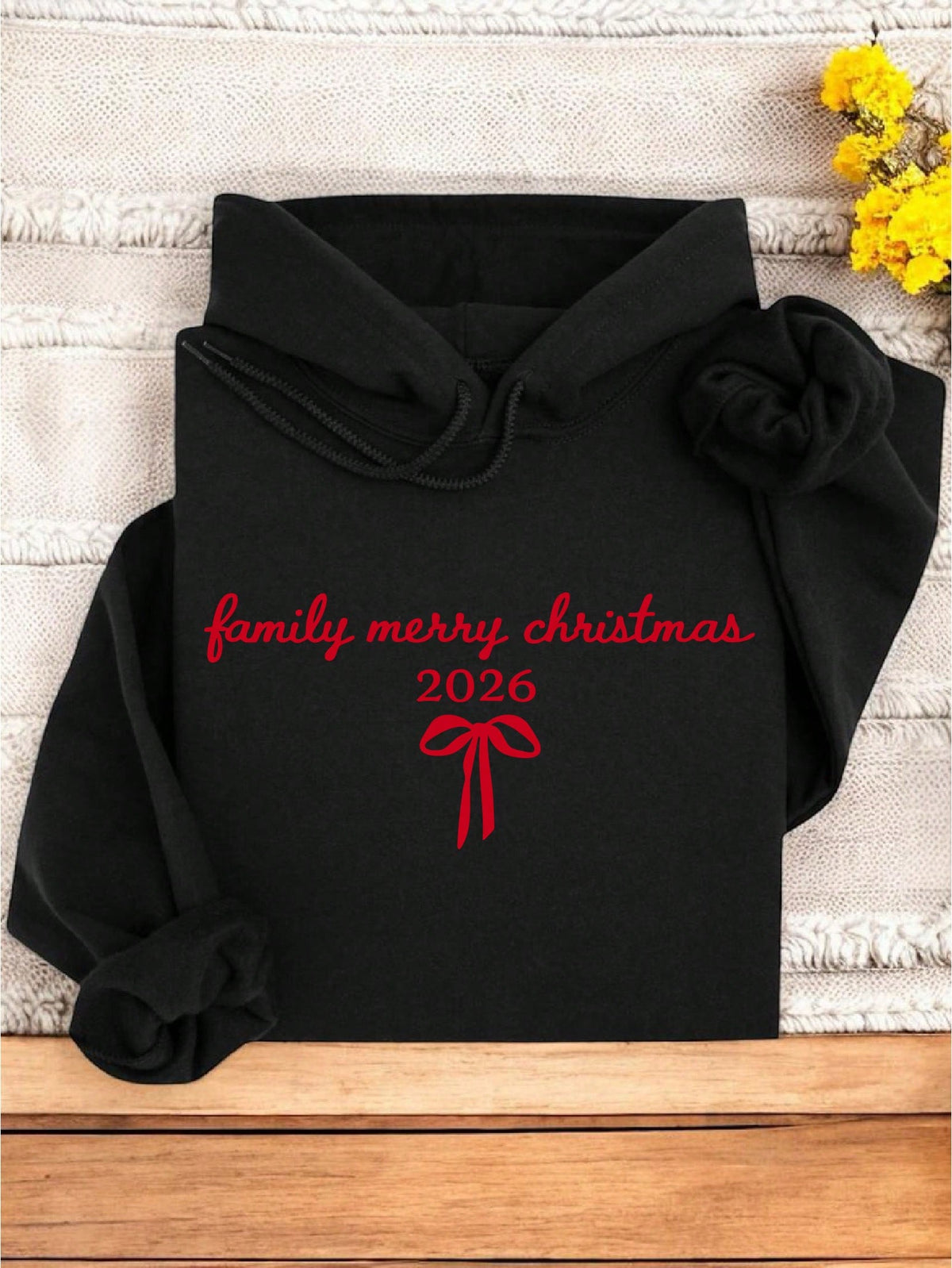 Coquette Family Merry Christmas 2026 Hoodie
