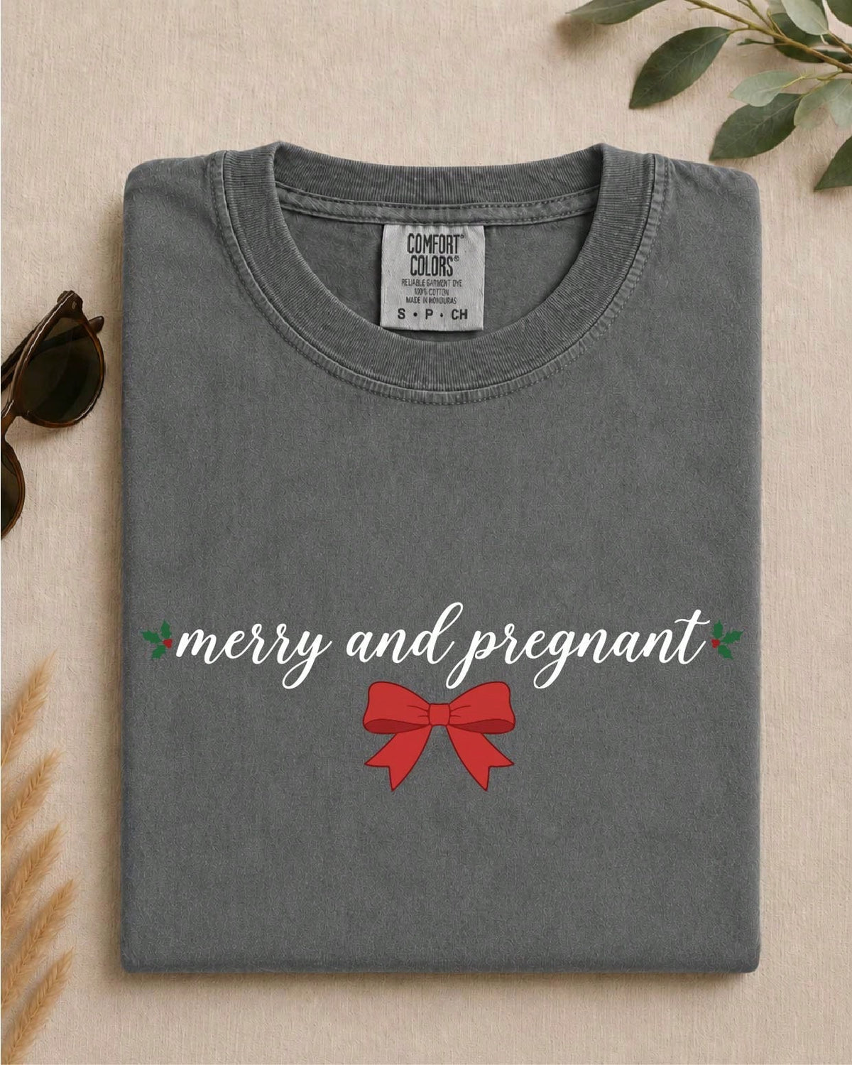 Merry And Pregnant T-Shirt