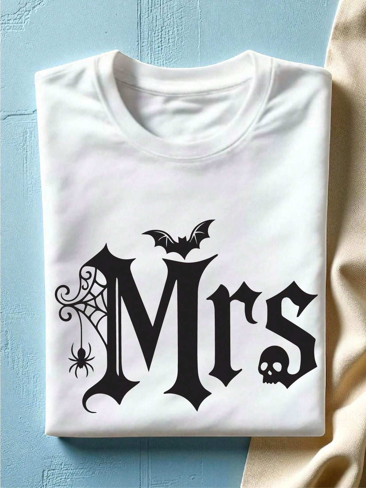 1PC Halloween MR And MRS T-Shirt