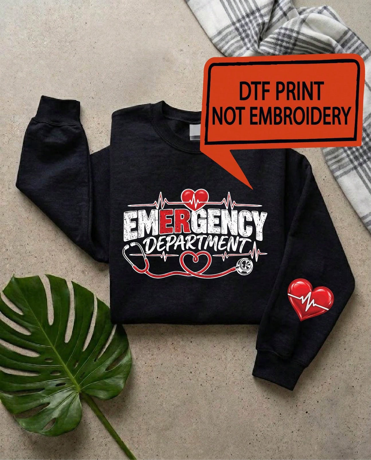 Emergency Department Nurse Sweatshirt