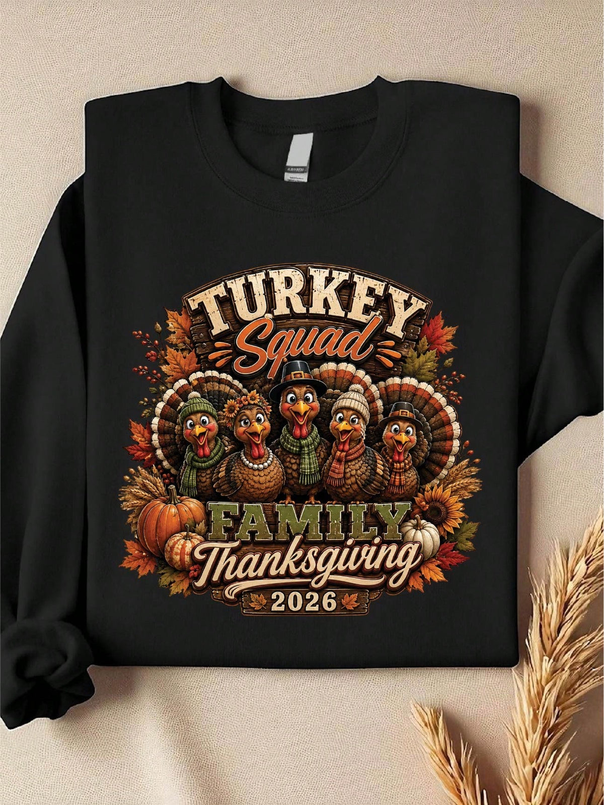Turkey Family Thanksgiving 2026 Sweatshirt