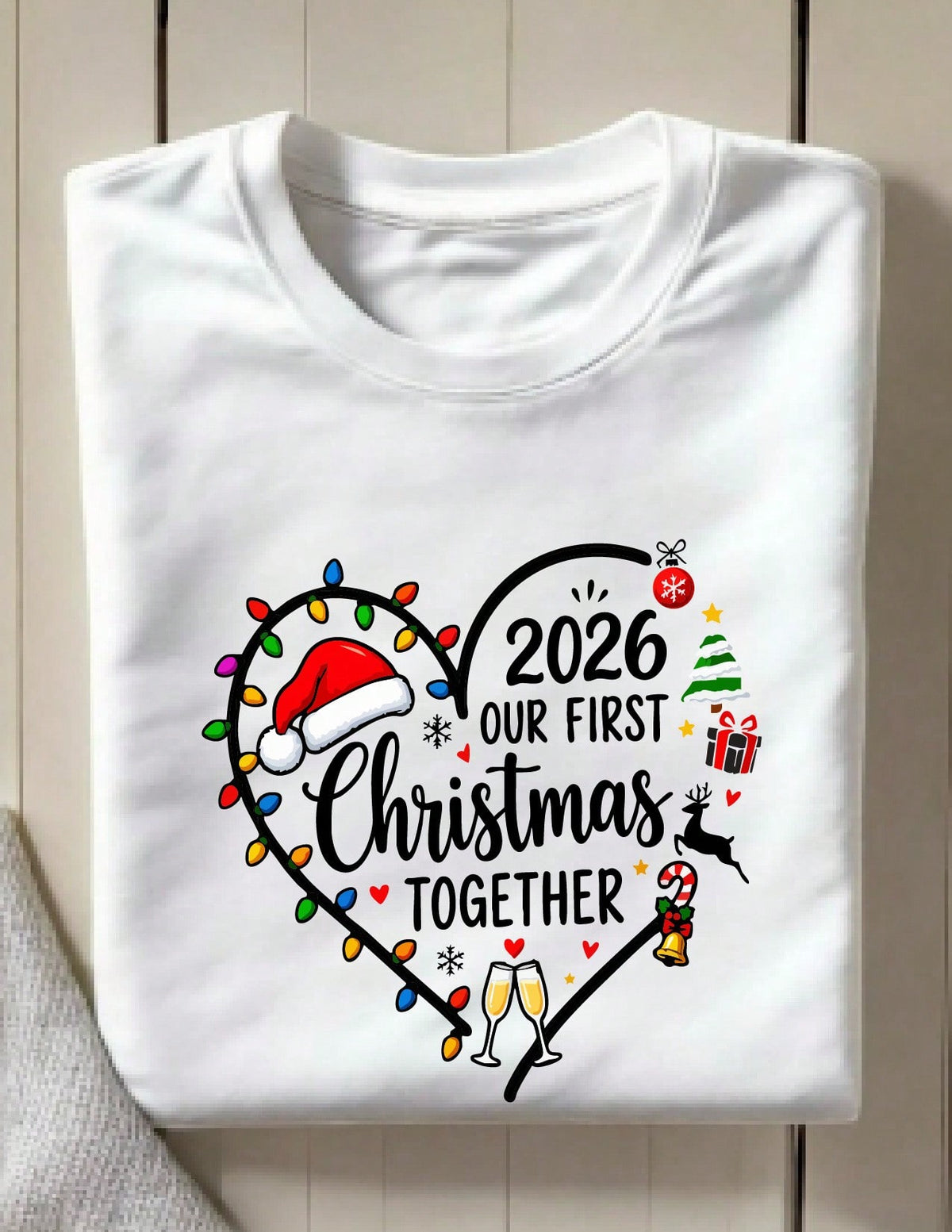 Our First Christmas Together 2026 T-Shirt