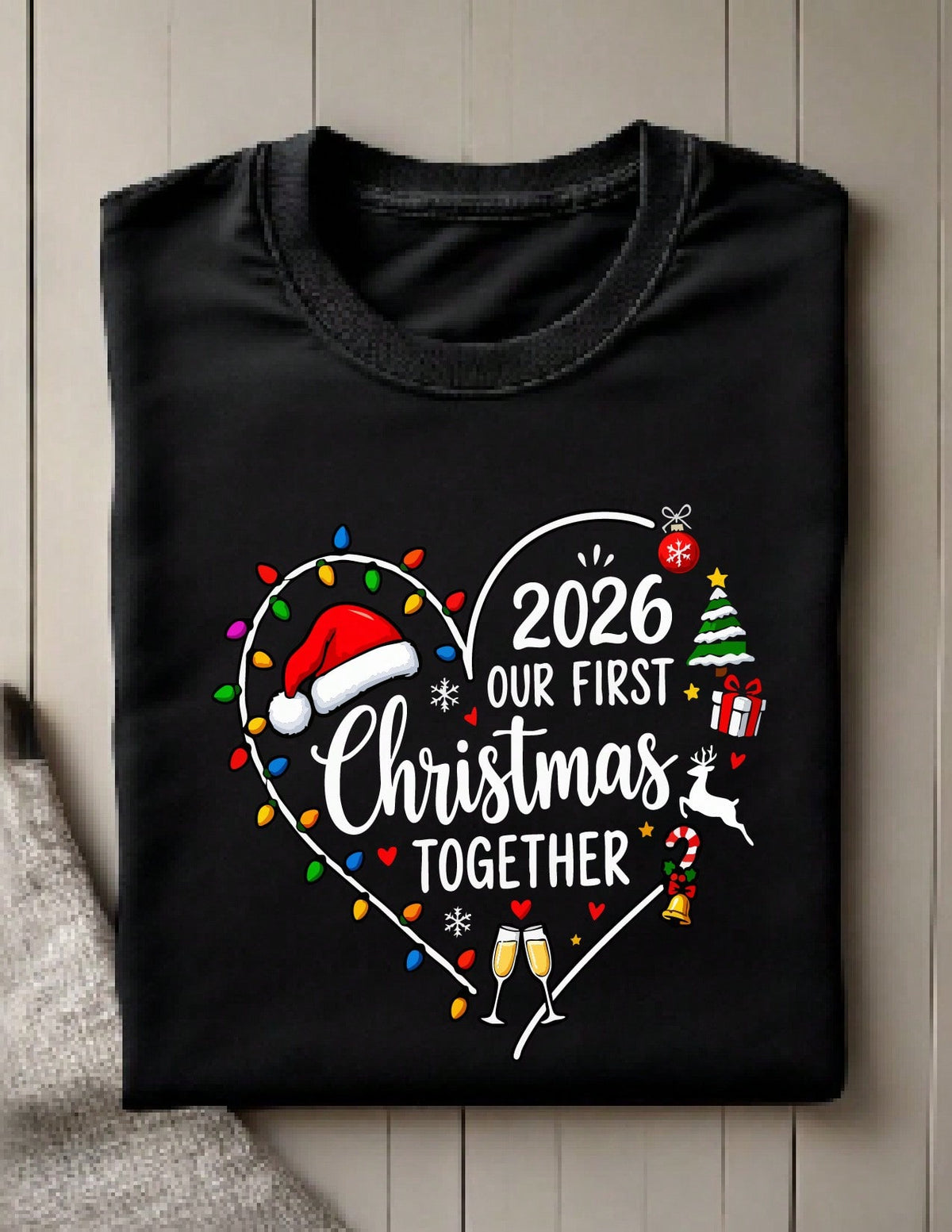 Our First Christmas Together 2026 T-Shirt