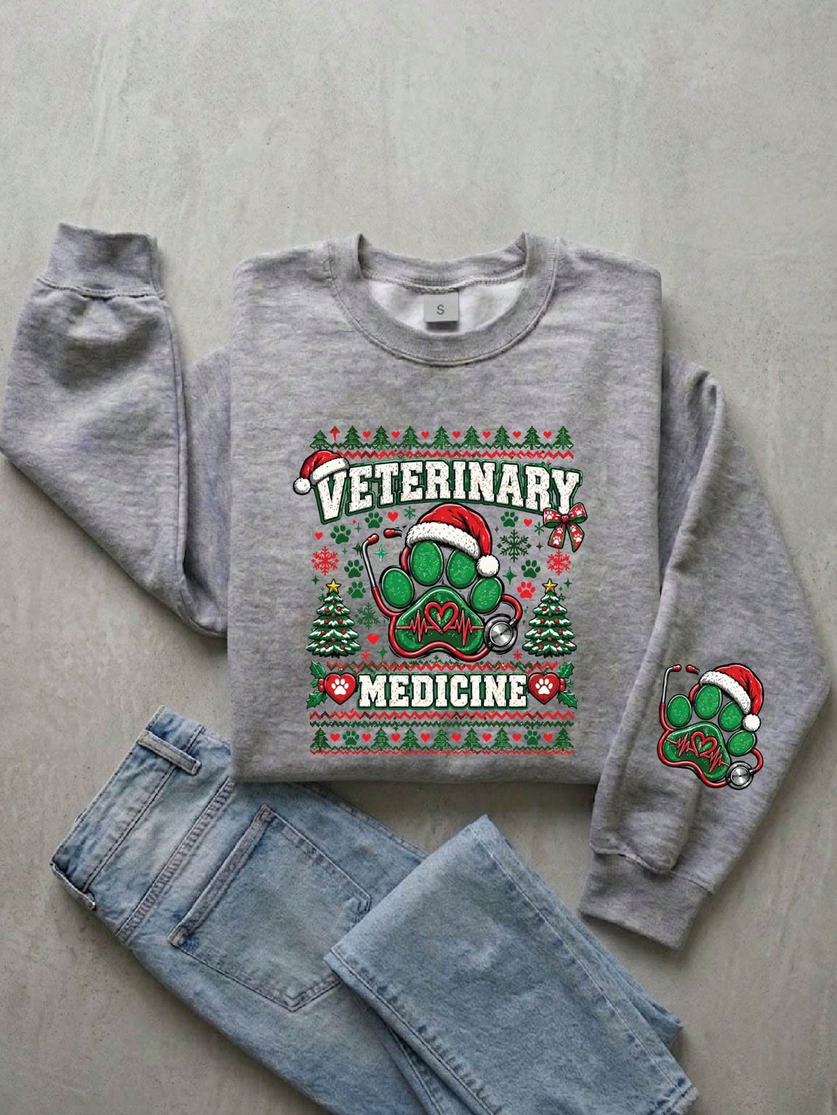 Veterinary Medicine Christmas Sweatshirt
