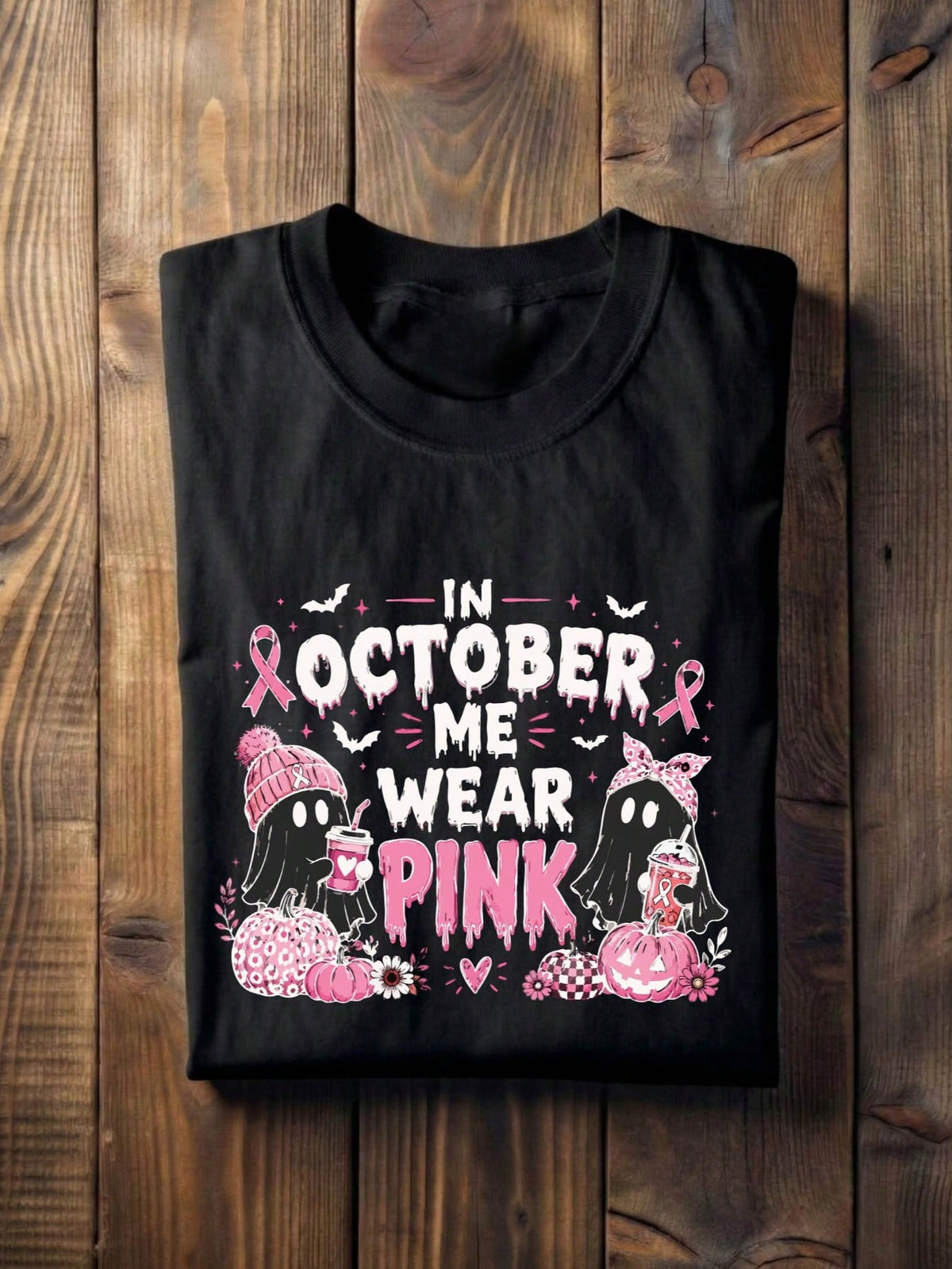 In October We Wear Pink T-Shirt