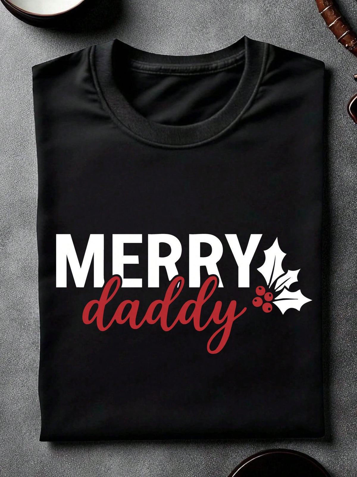 1PC Merry Christmas Daddy And Mama Unisex T-Shirt